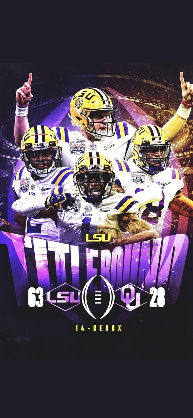 640x1390 LSU Wallpaper, Phone