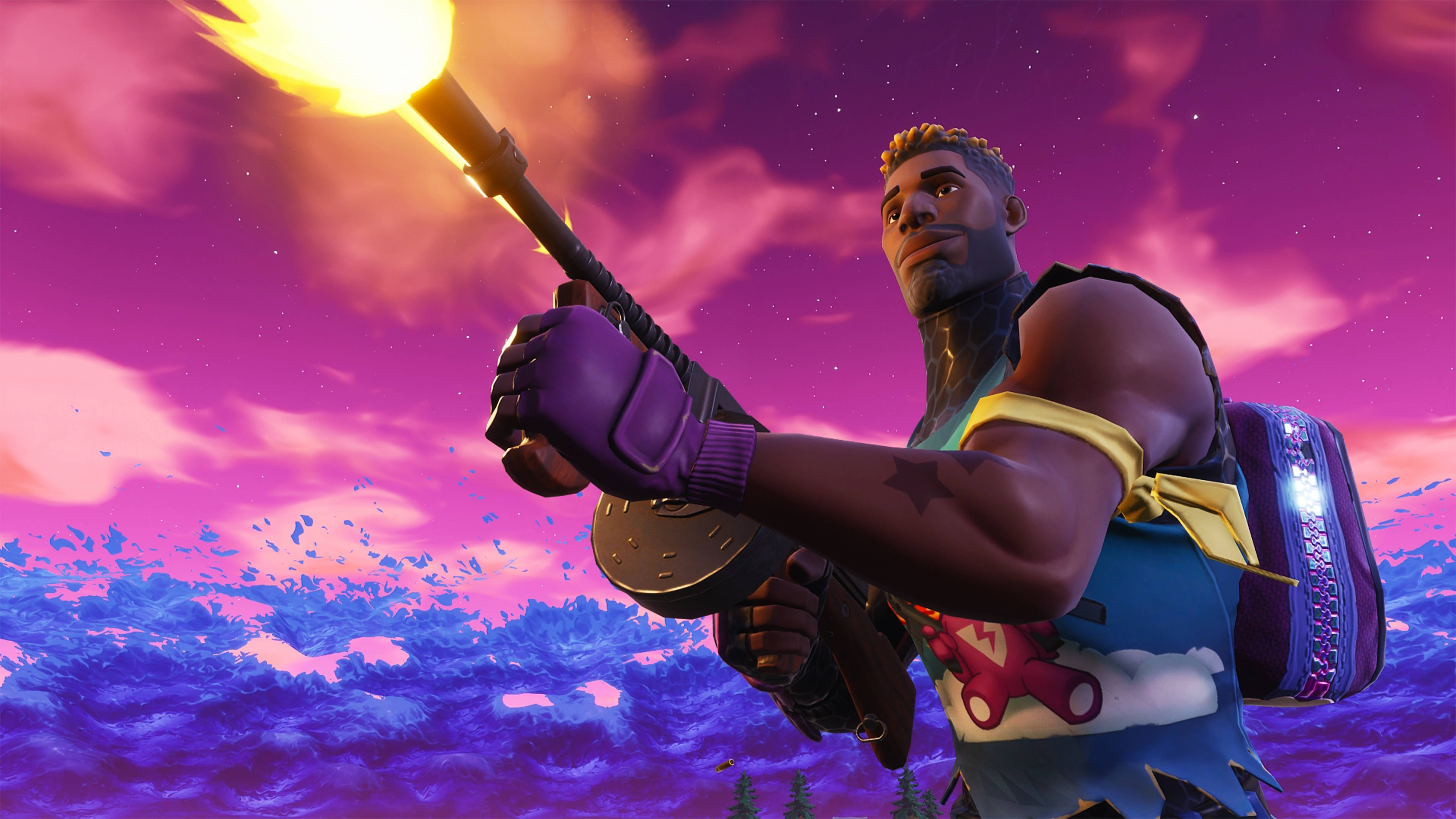 7680x4320 Brite Gunner 4K 8K HD Fortnite Battle Royale Wallpaper, Desktop