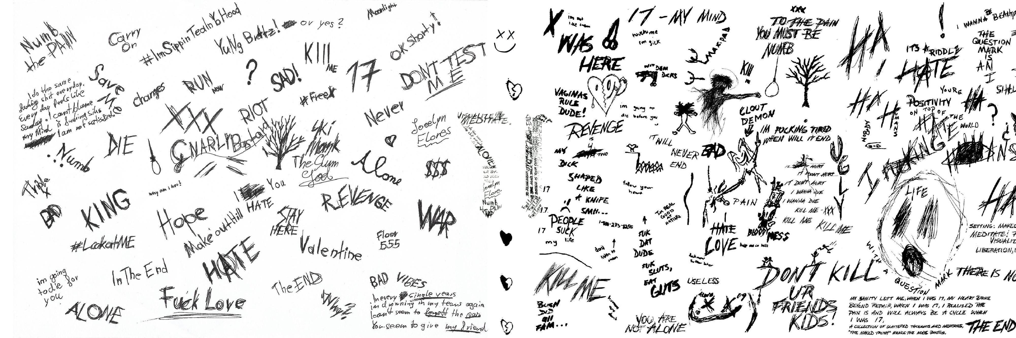 4010x1340 Bad Vibes Forever Xxxtentacion Desktop Wallpaper, Dual Screen