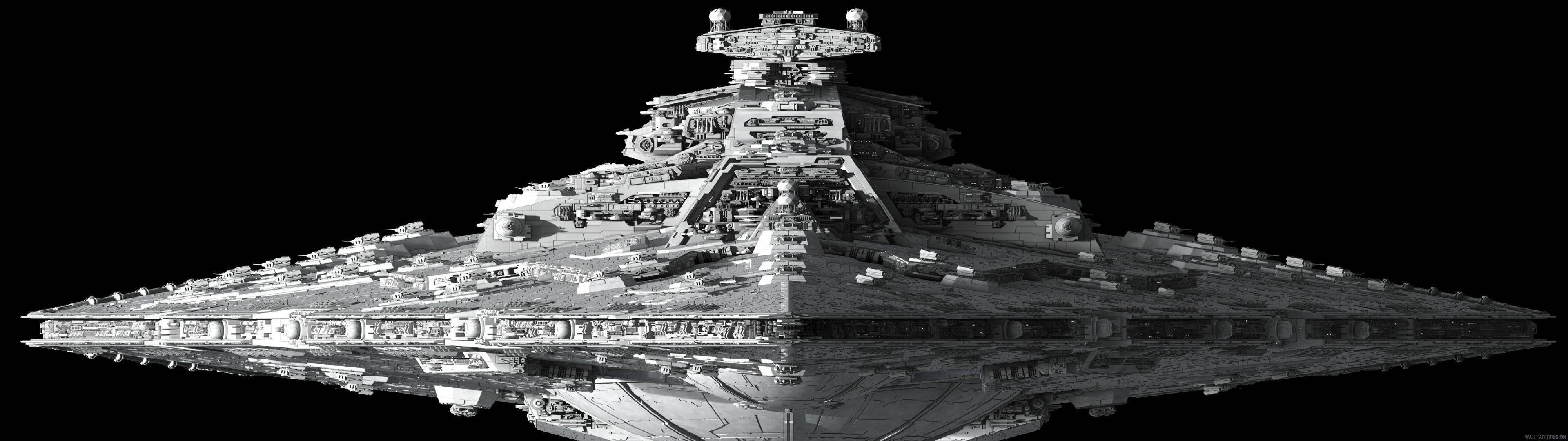 3840x1080 Download Star Destroyer Dual Monitor Wallpaper, Dual Screen