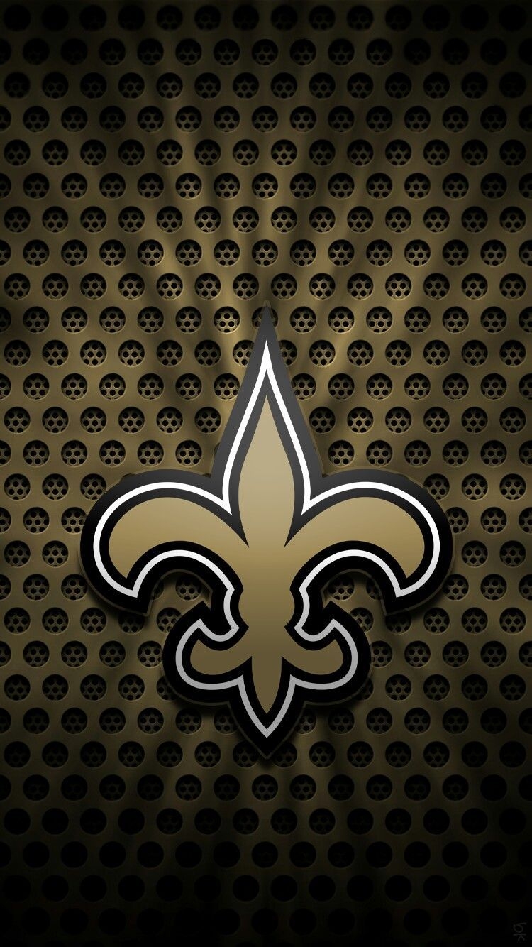 750x1340 New Orleans Saints I Phone & Android Screensaver. New Orleans Saints, New Orleans Saints Logo, Nfl Saints, Phone