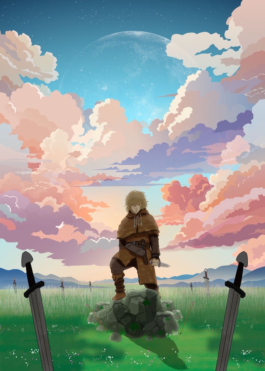 860x1200 vinland saga ' Poster by best art moshper, Phone