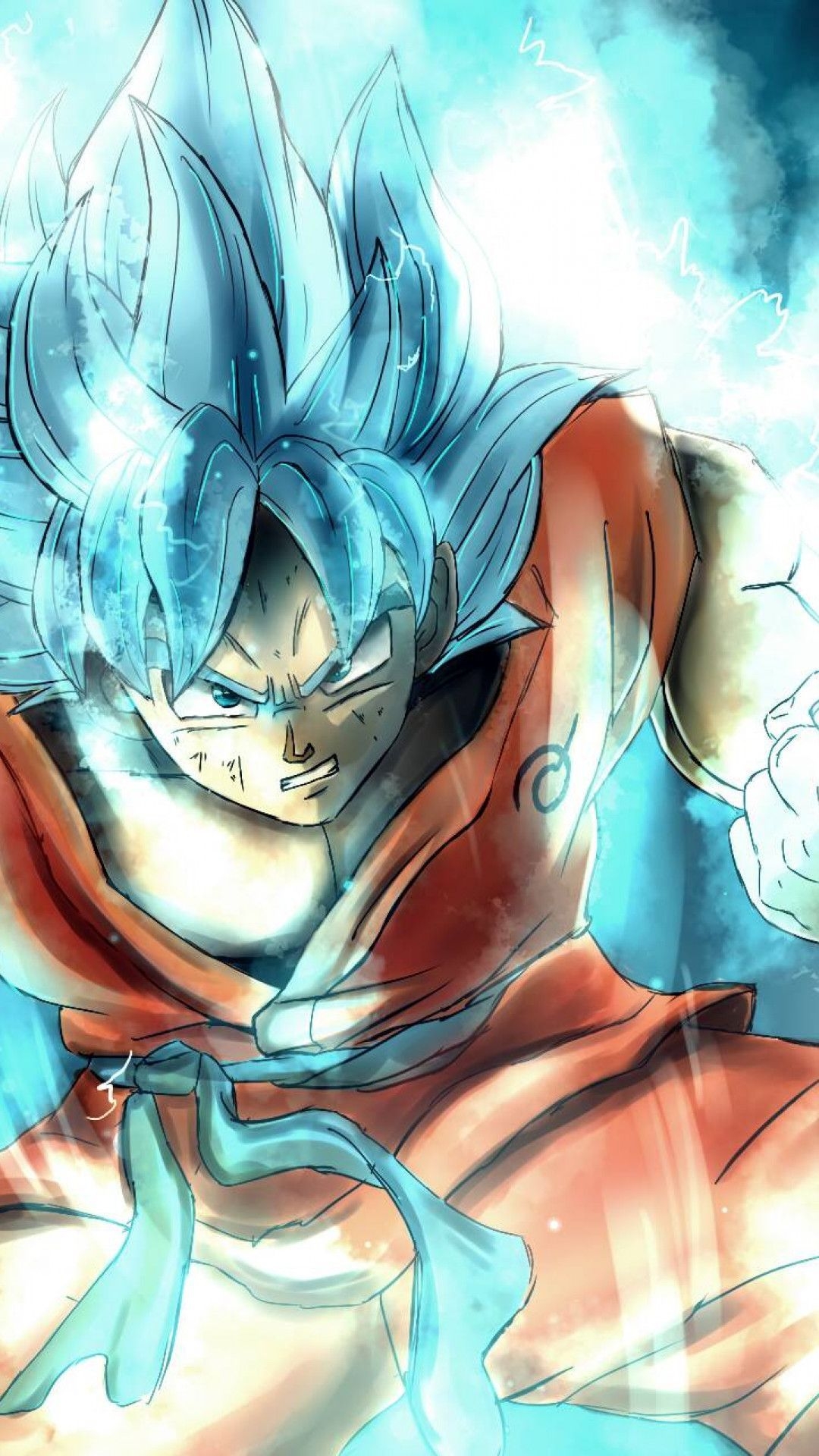 1080x1920 Goku Wallpaper iPhone 4k, Phone