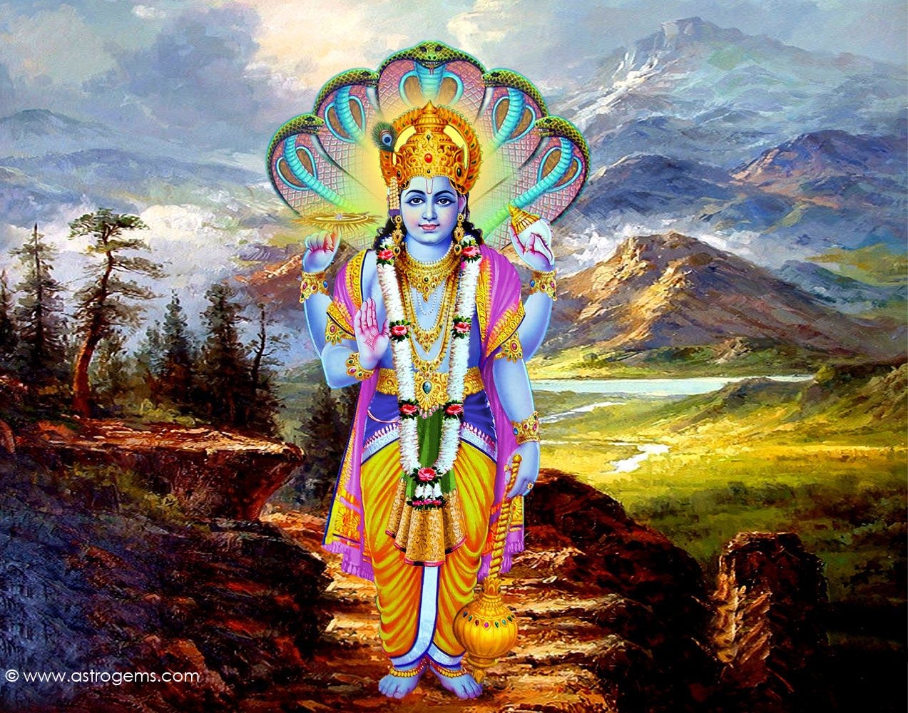 1280x1000 God Wallpaper: Lord Vishnu Wallpaper, Desktop