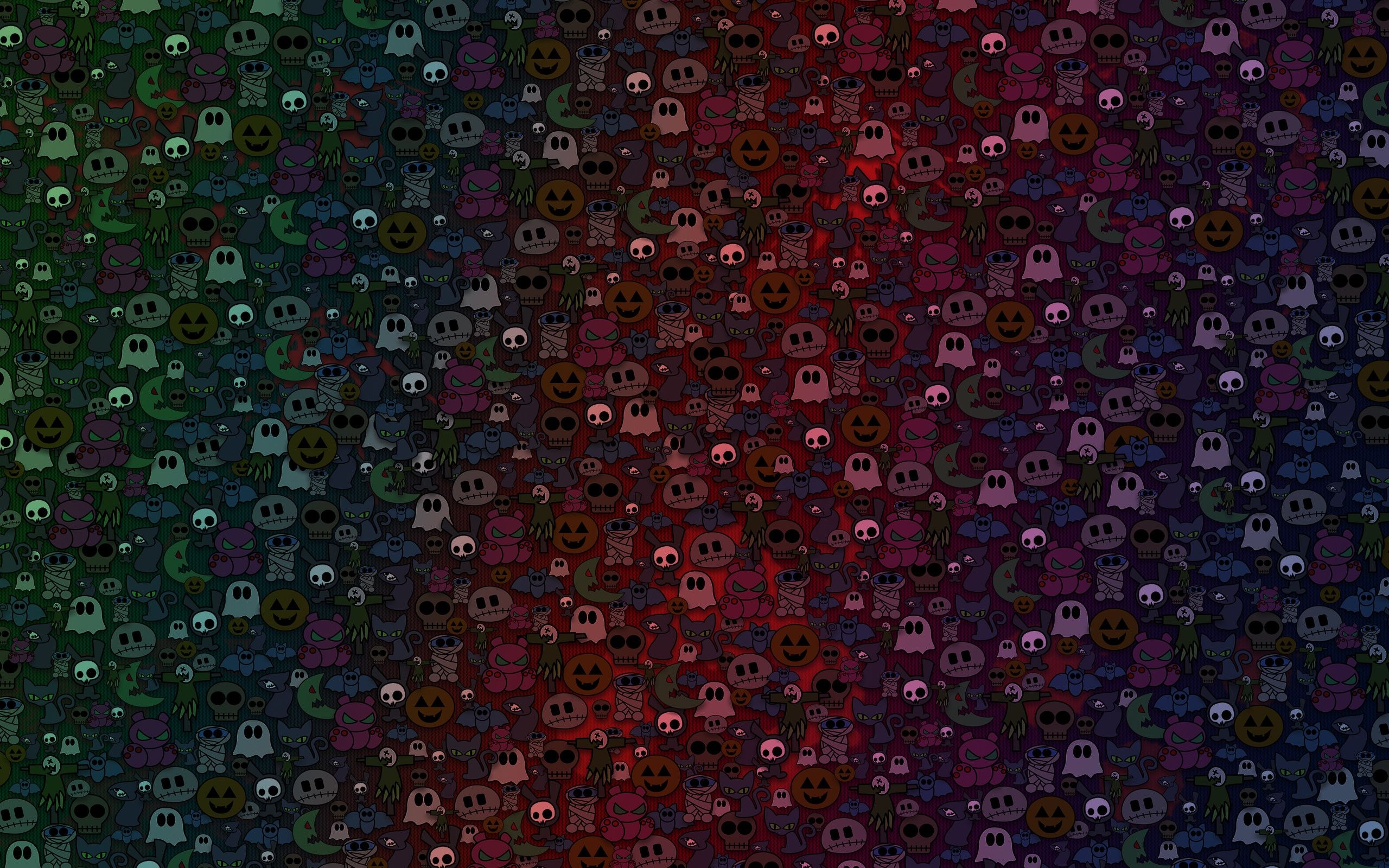 2560x1600 Halloween Pumpkin Background, Desktop