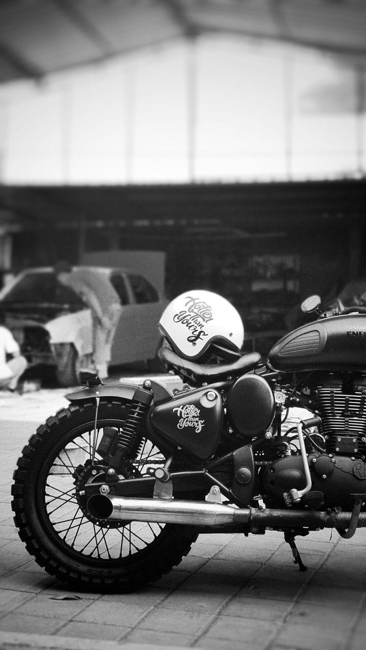 720x1280 Indonesian Royalenfield Black Bobber. Royal enfield wallpaper, Royal enfield bullet, Enfield classic, Phone