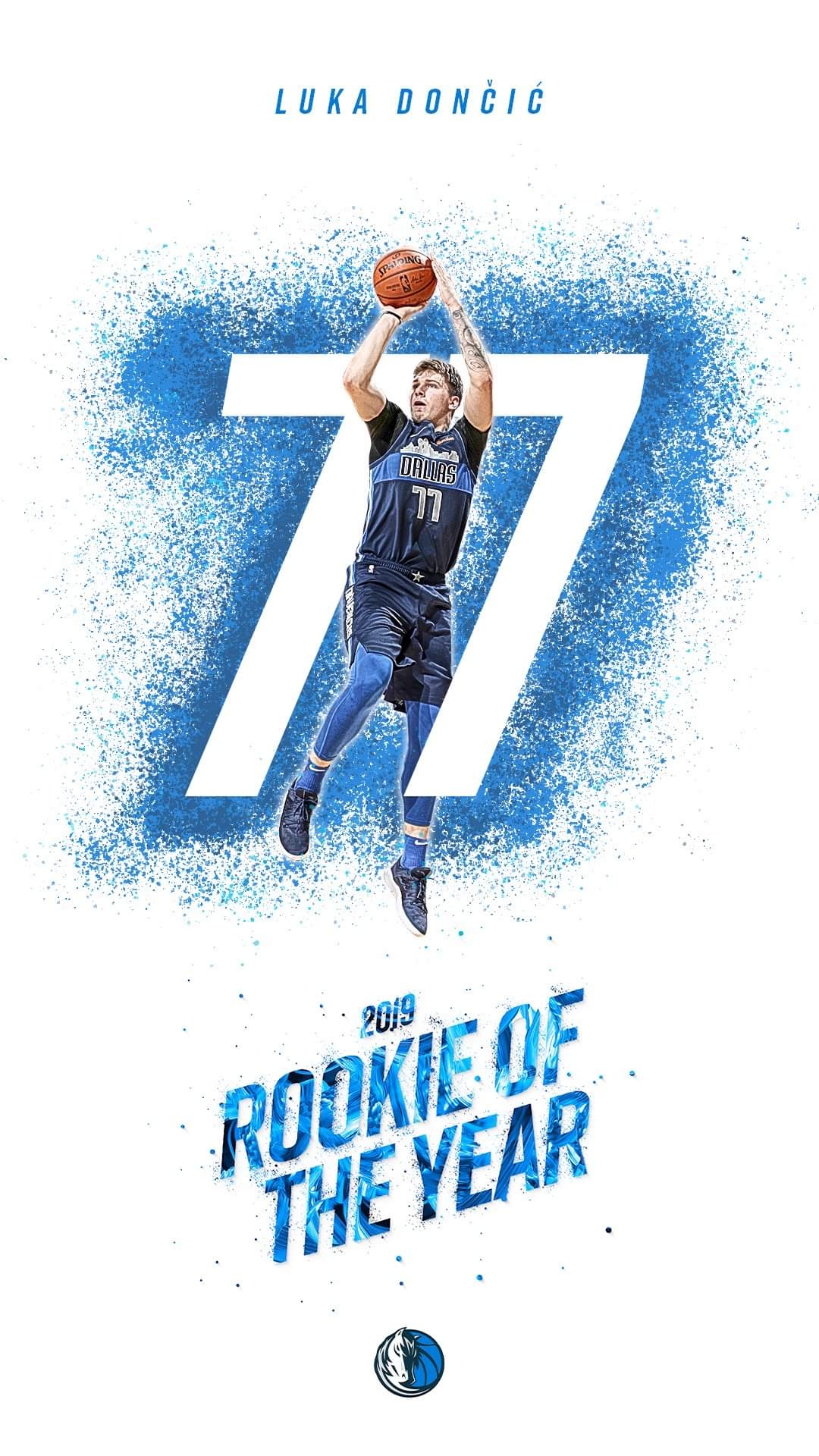 1080x1920 Luka Doncic Named NBA Rookie of the Year. Dallas Sports Nation, Phone