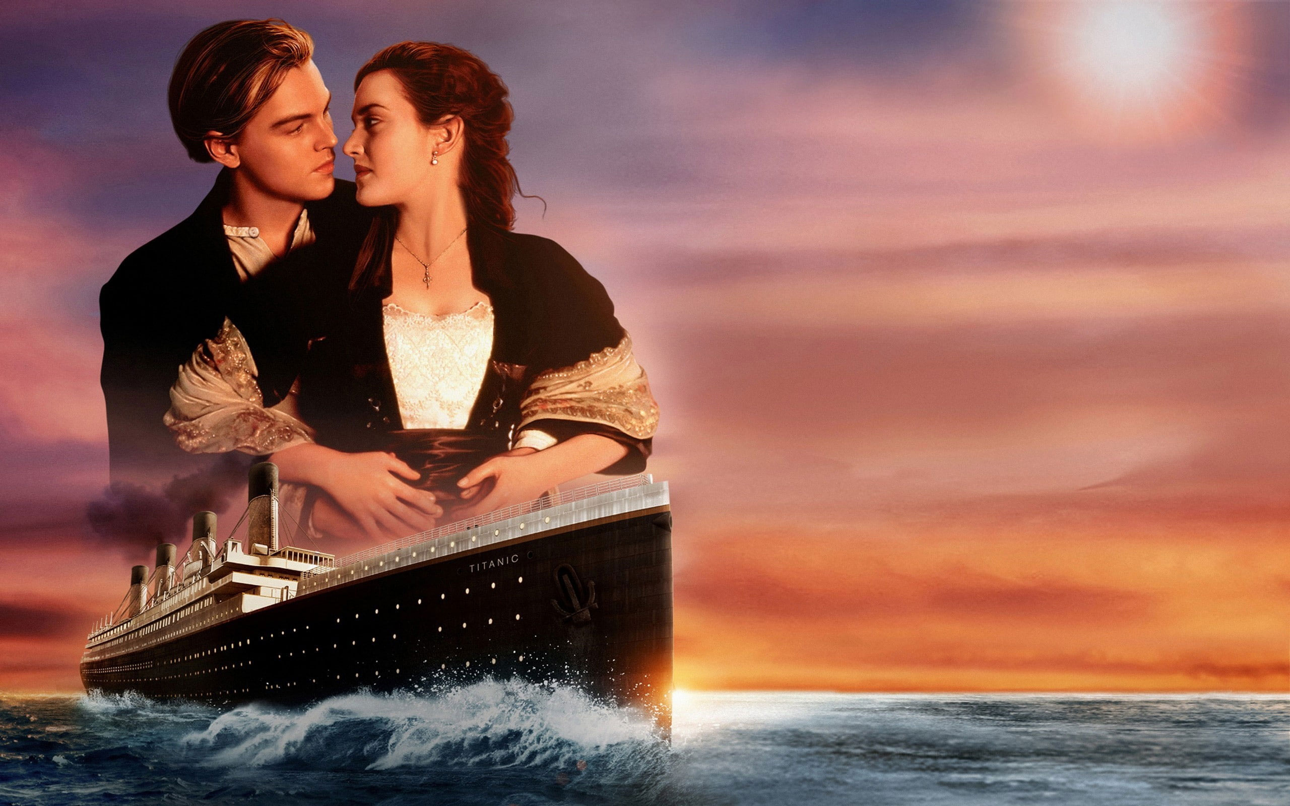 2560x1600 Titanic wallpaper, couple in love, Leonardo DiCaprio, Kate Winslet, Sunset • Wallpaper For You HD Wallpaper For Desktop & Mobile, Desktop