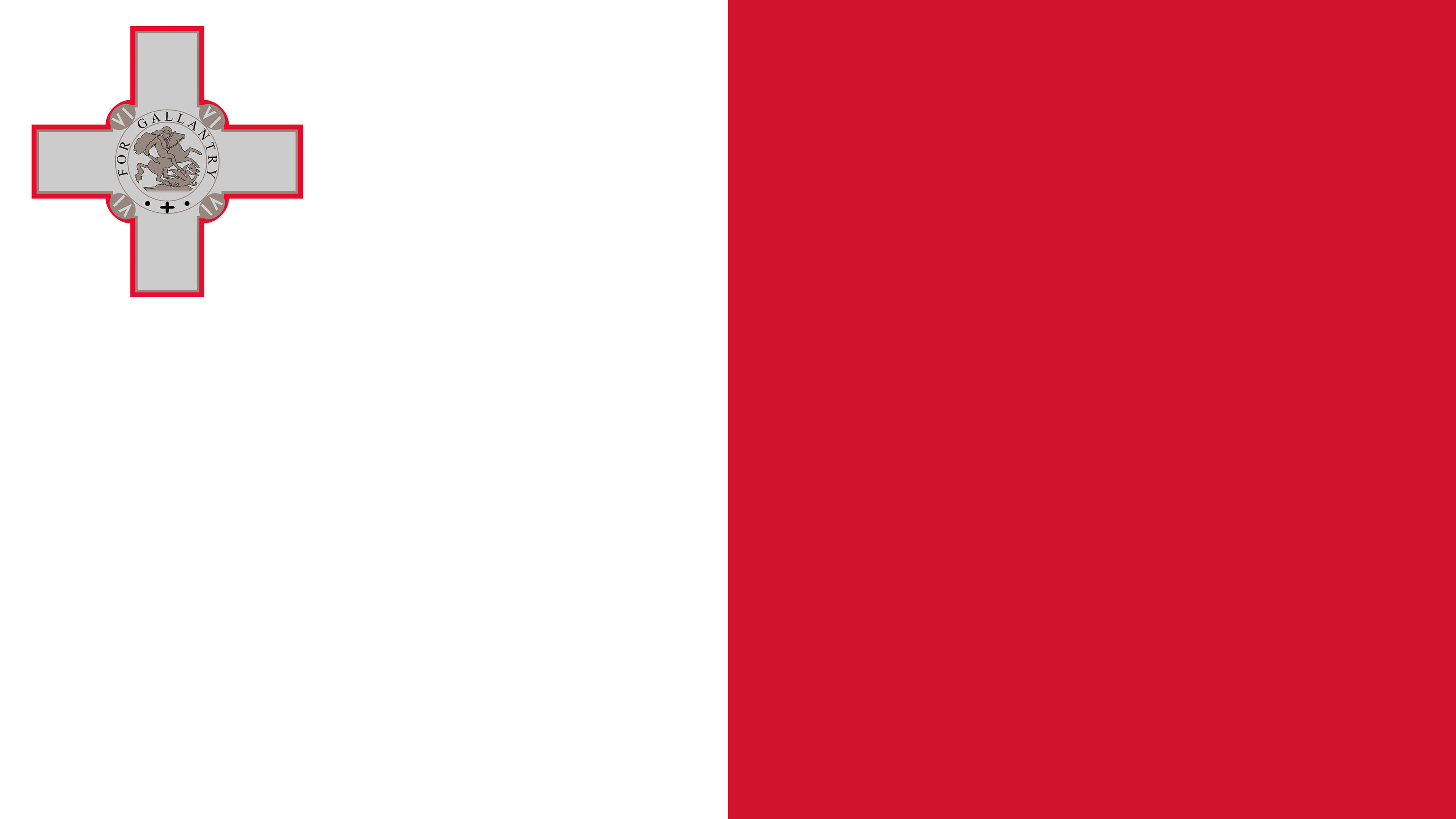 3840x2160 Malta Flag UHD 4K Wallpaper, Desktop