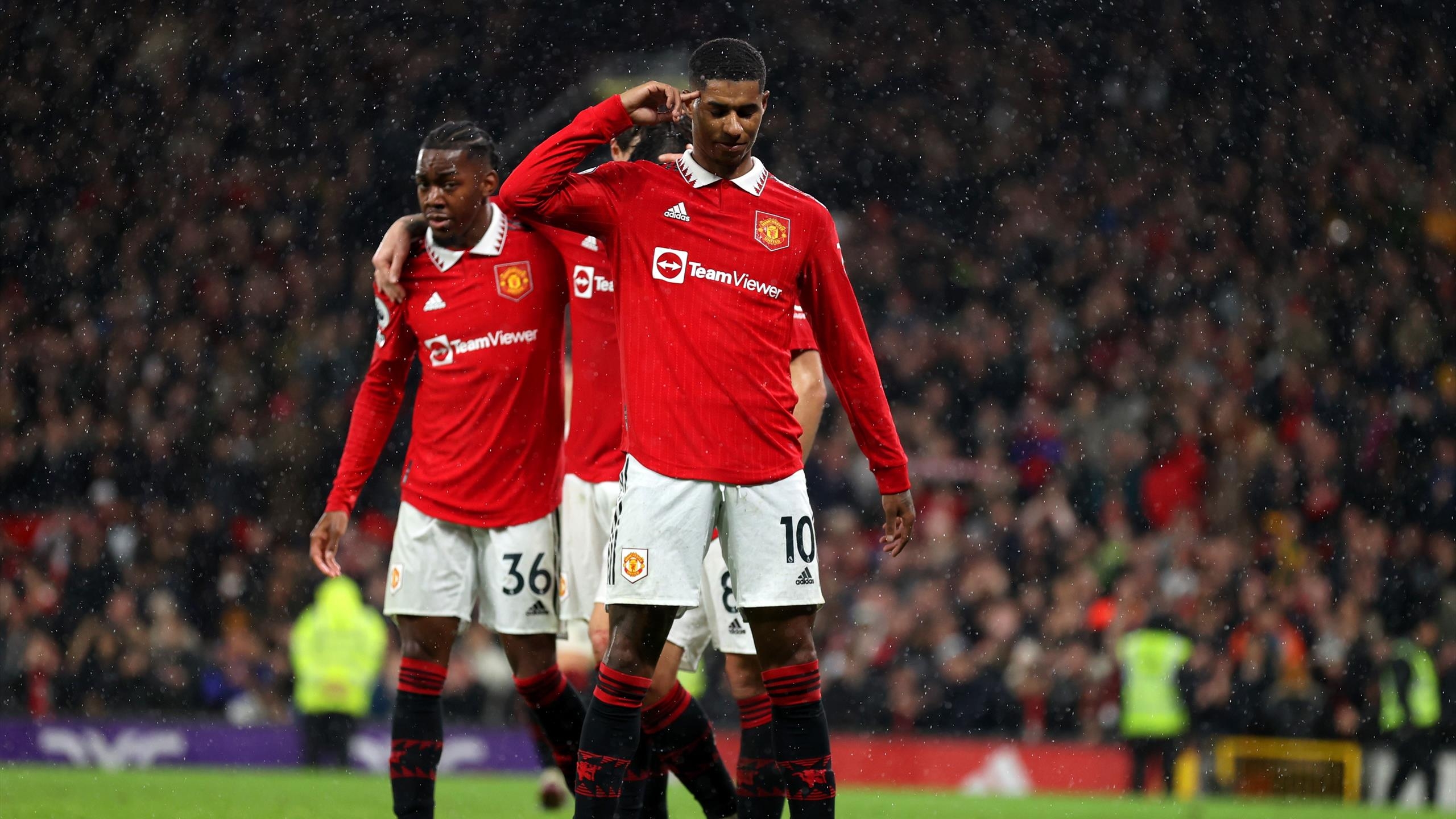 2560x1440 Manchester United 3 0 Bournemouth: Marcus Rashford On Target Again As Erik Ten Hag's Side Strengthen Place In Top Four, Desktop