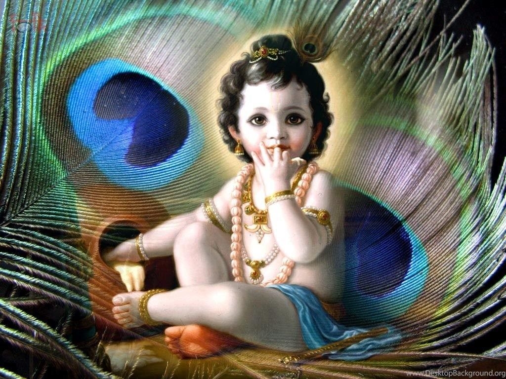 1030x770 Krishna God On Morpankh HD Wallpaper Wallpapers HD Desktop, Desktop