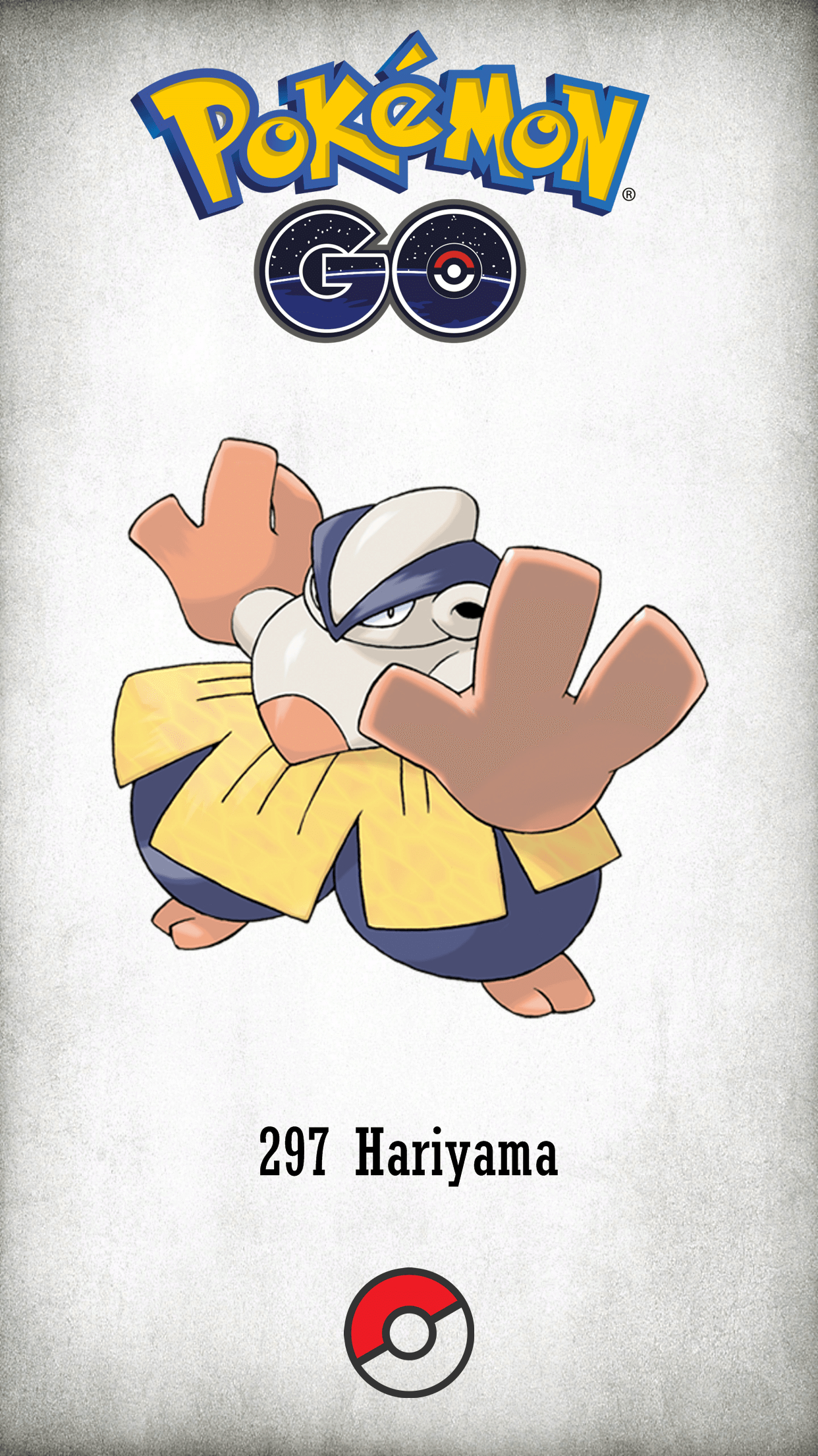 1250x2210 Character Hariyama, Phone