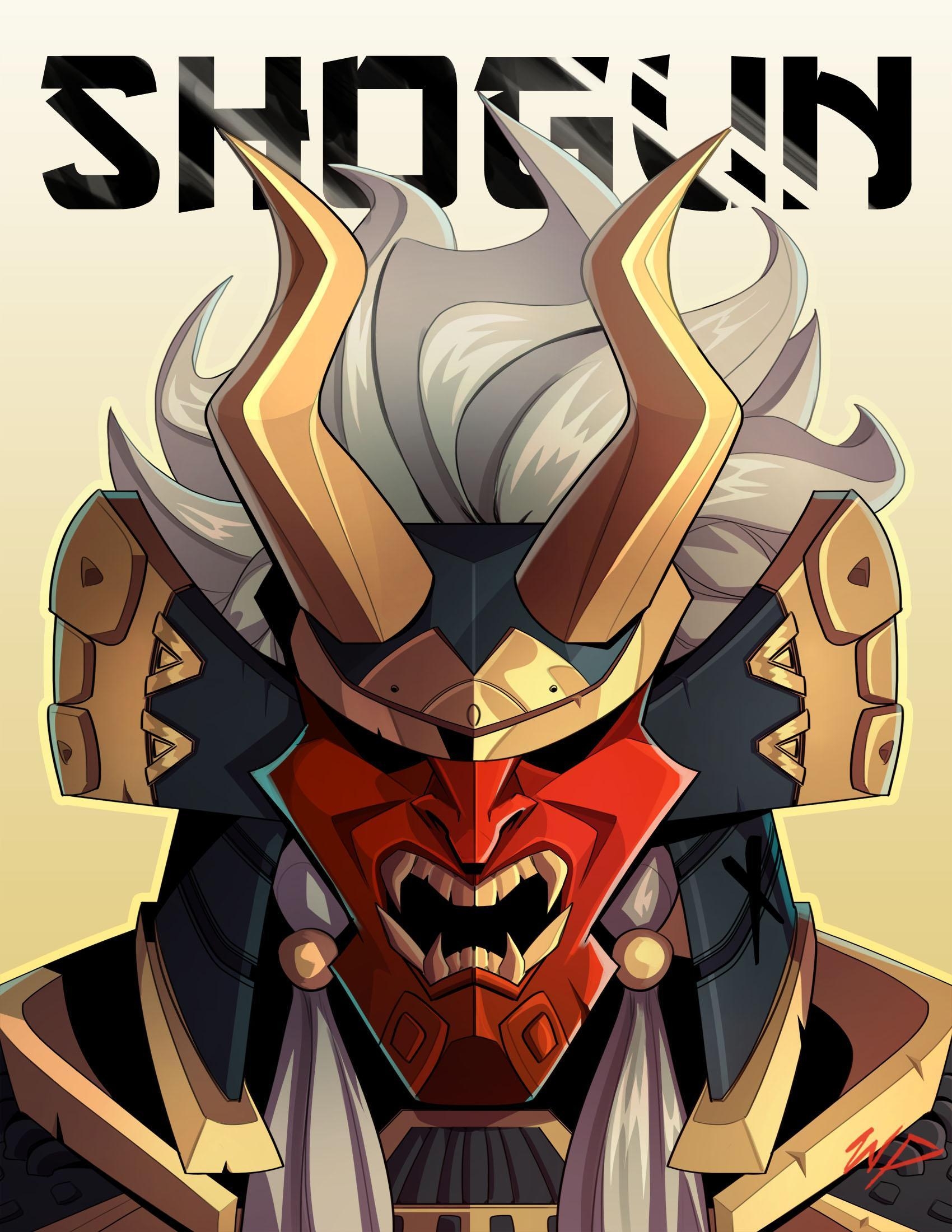 1700x2200 Shogun Fan art, Phone