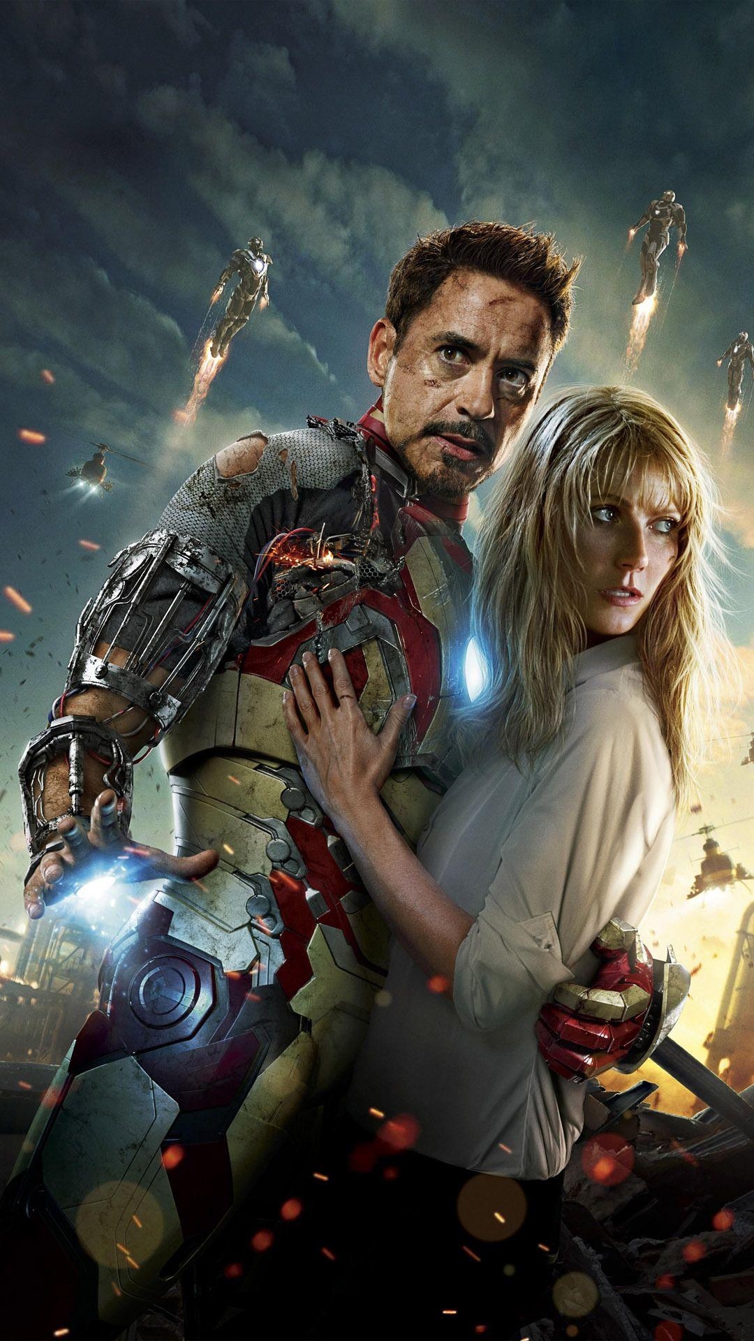 1080x1920 Tony Stark and Pepper Potts Mobile Wallpaper 8469. Iron man, Phone