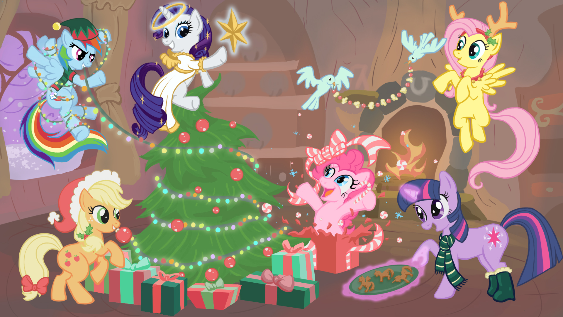 1920x1080 Mare Y Christmas By Bladesfire. My Little Pony Wallpaper. My Little Wallpaper Are Magic, Desktop