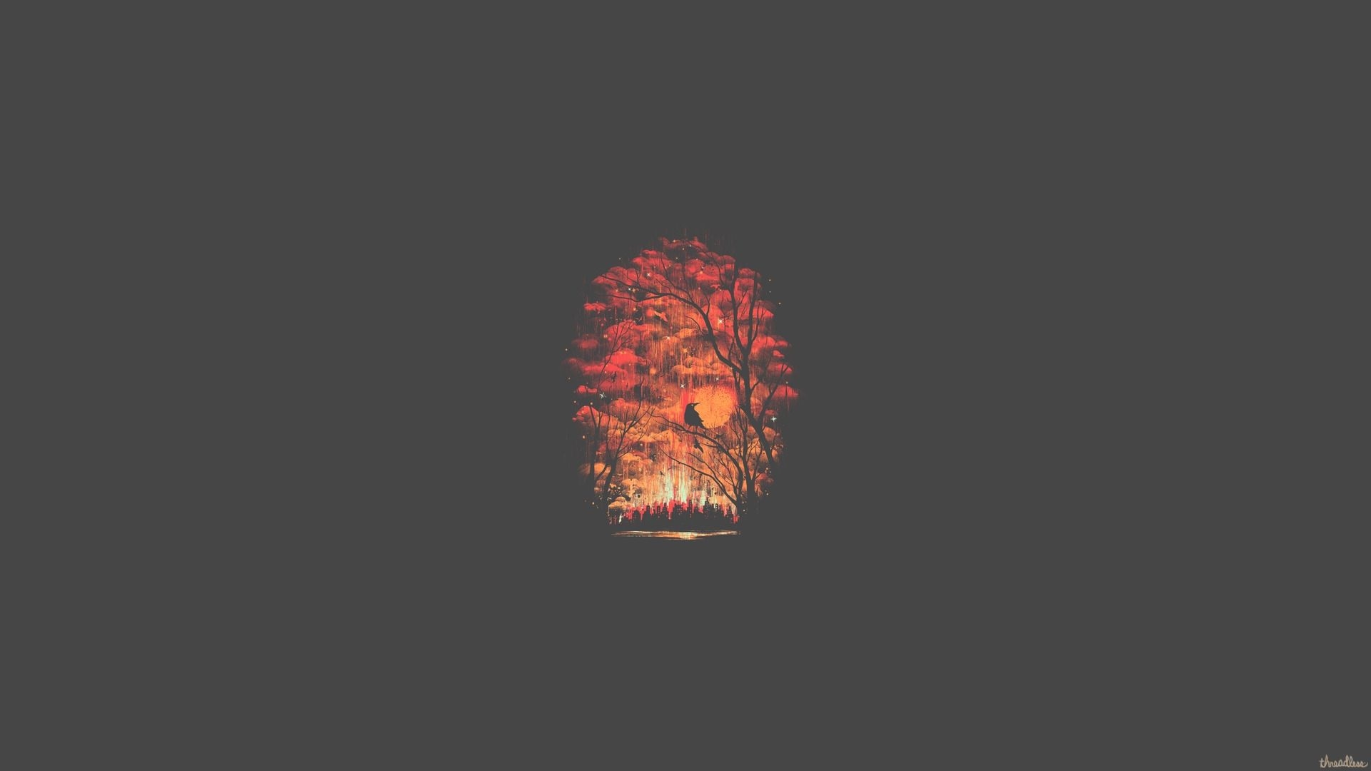 1920x1080 simple, Minimalism, Forest Wallpaper HD / Desktop and Mobile Background, Desktop