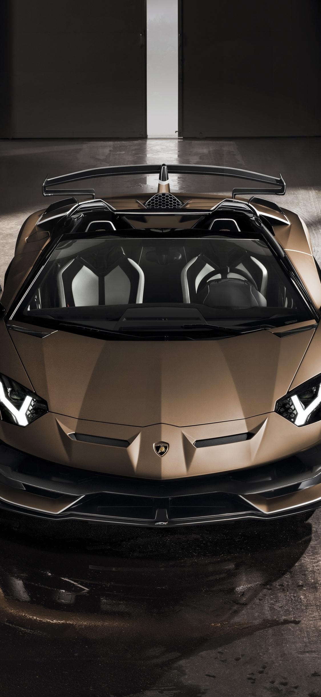 1130x2440 Download  wallpaper lamborghini aventador svj, Phone