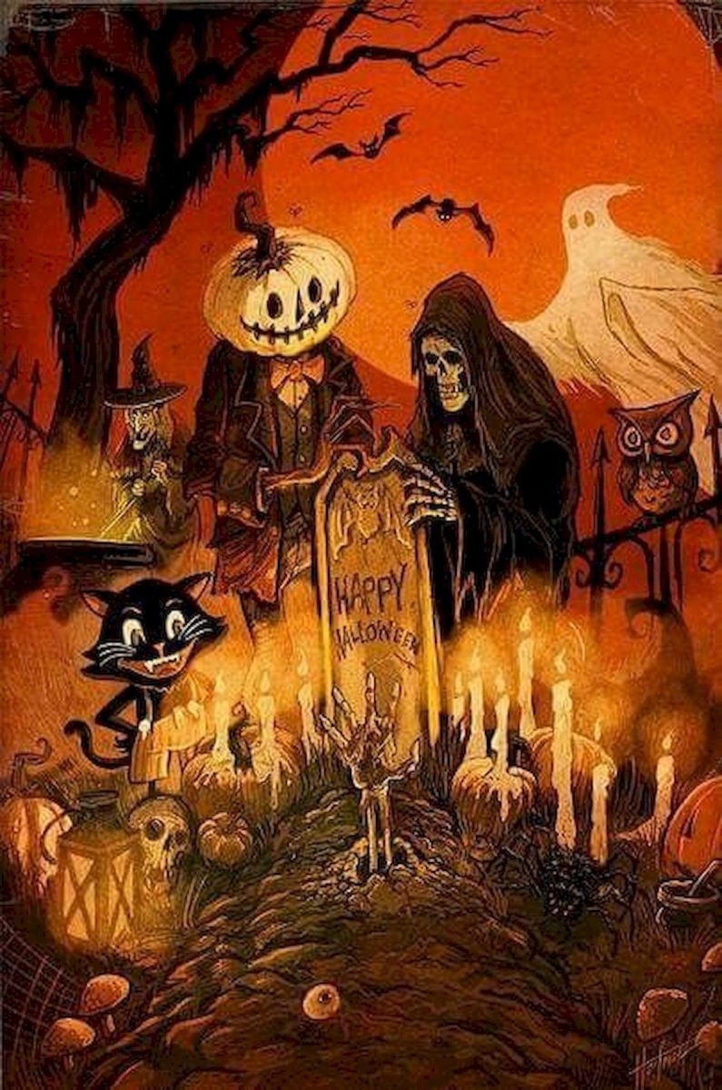 800x1200 Halloween Wallpaper, Phone