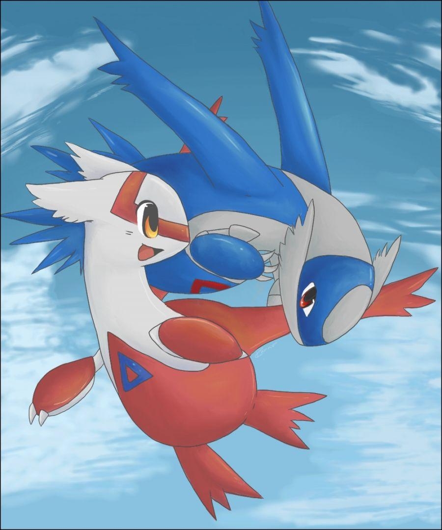 900x1080 Latias and latios, Phone