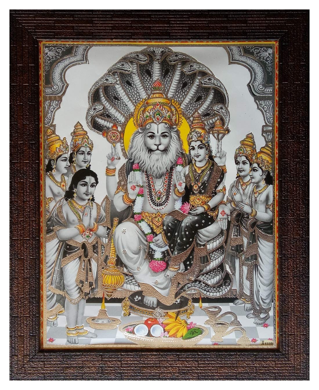 1100x1350 Shree Handicraft Lord Narsimbha Bhagwan Painting Photo Frame Painting Wall Mount (26 cm x 32 cm x 1.5 cm, Acrylic Sheet Used), Amazon.in: Home & Kitchen, Phone