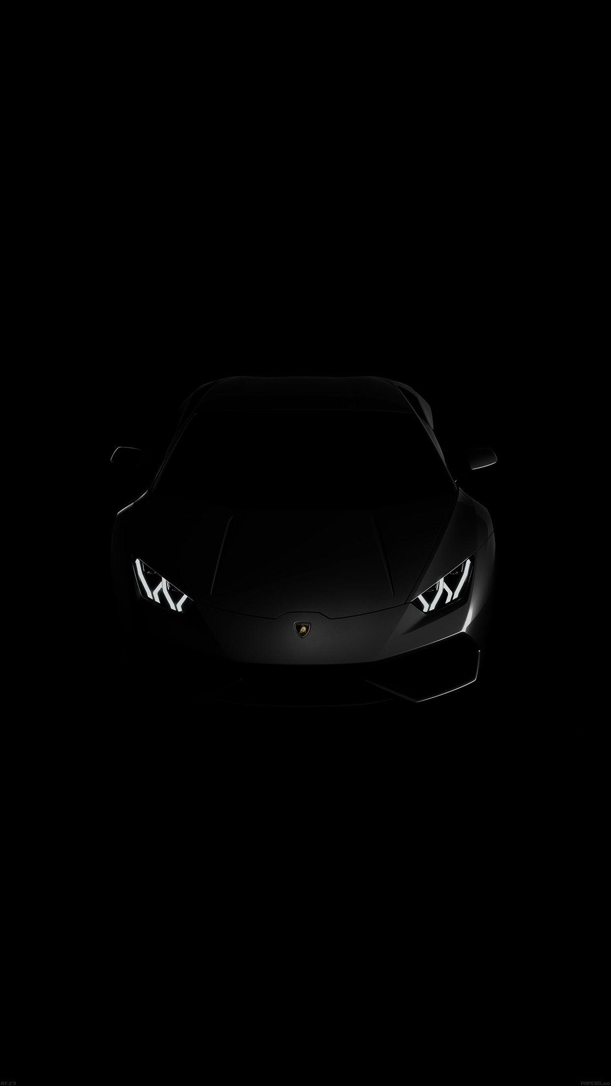 1250x2210 Lamborghini Black Super Car Shadow Android Wallpaper. Black, Phone