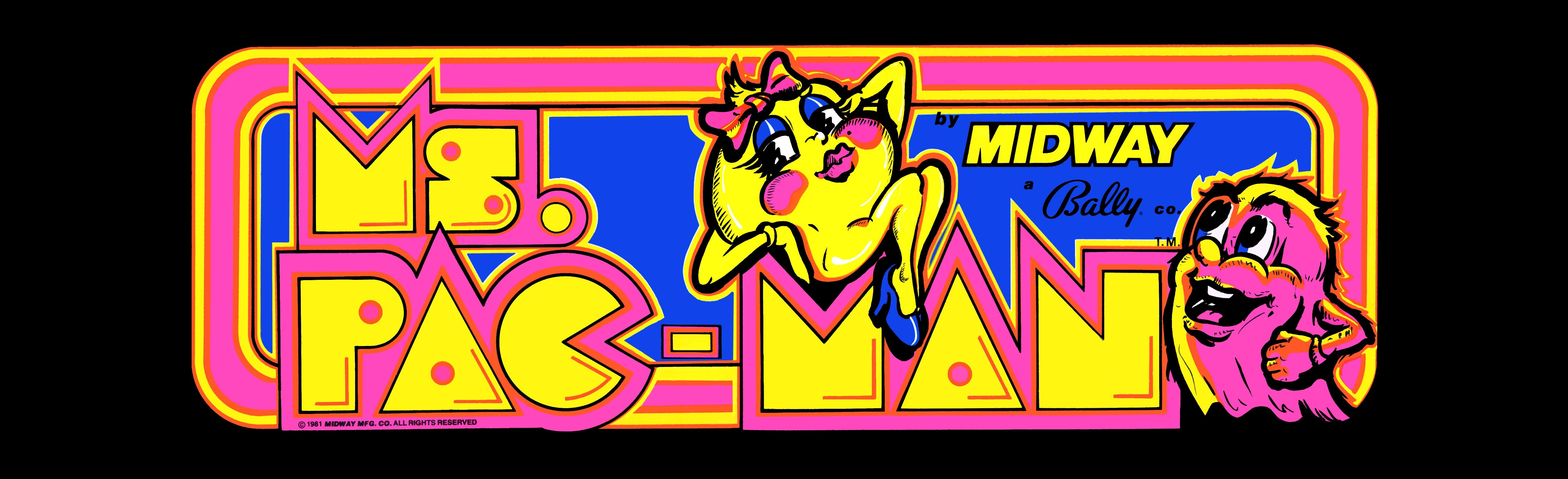 5400x1650 Ms. Pac Man HD Wallpaper, Dual Screen