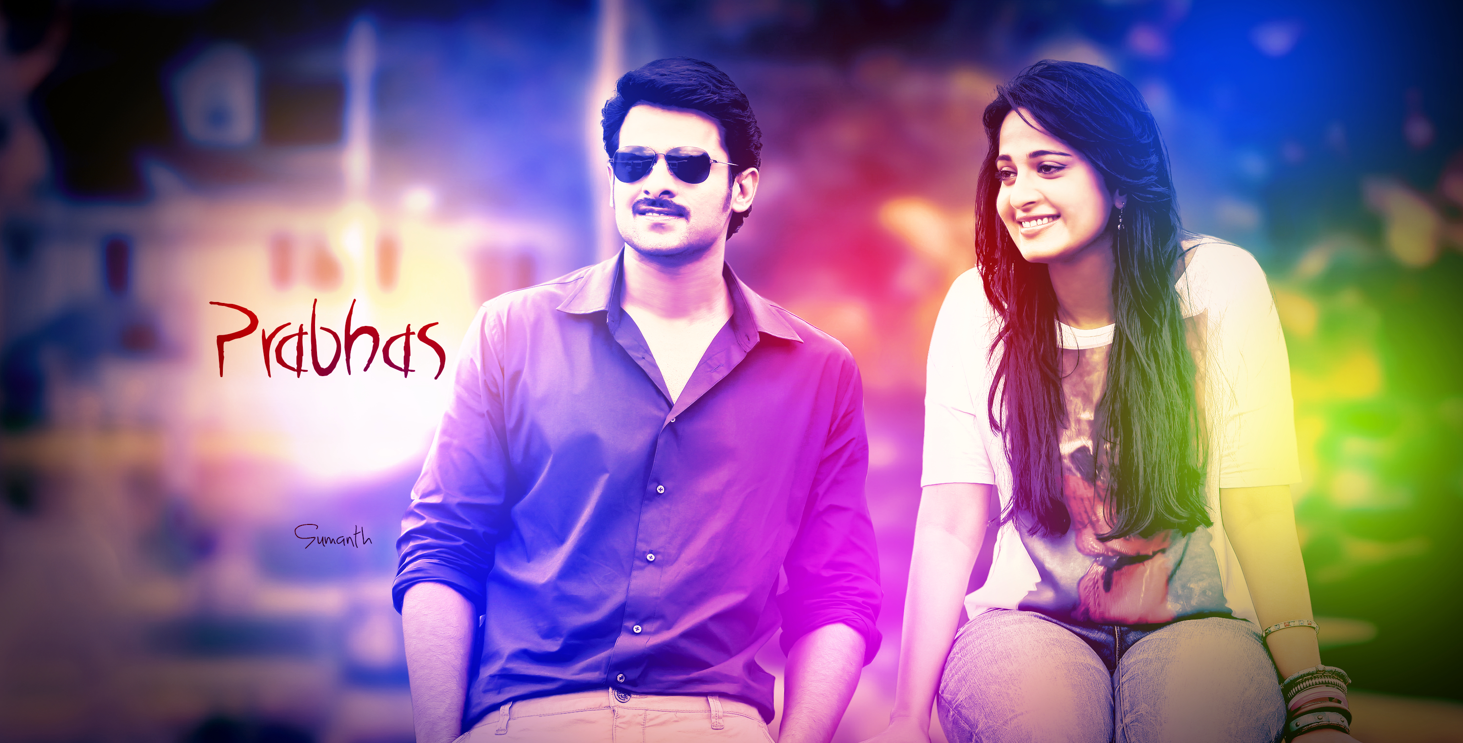 3000x1530 Prabhas And Anushka Exclusive Foto, Desktop