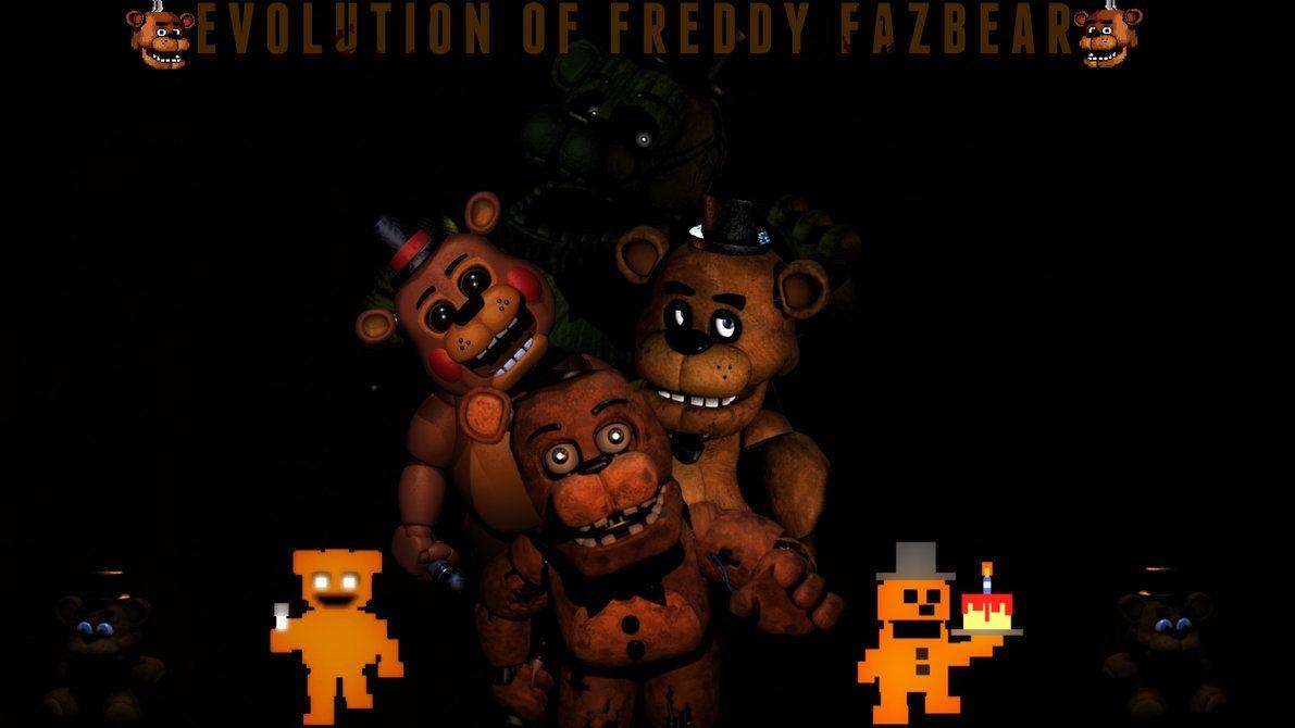 1200x670 Evolution of Freddy Fazbear Wallpaper 1920x1080, Desktop