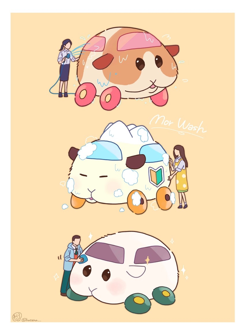 850x1160 molcar, potato, shiromo, abbey, shiromo's driver, and 2 more (pui pui molcar) drawn, Phone