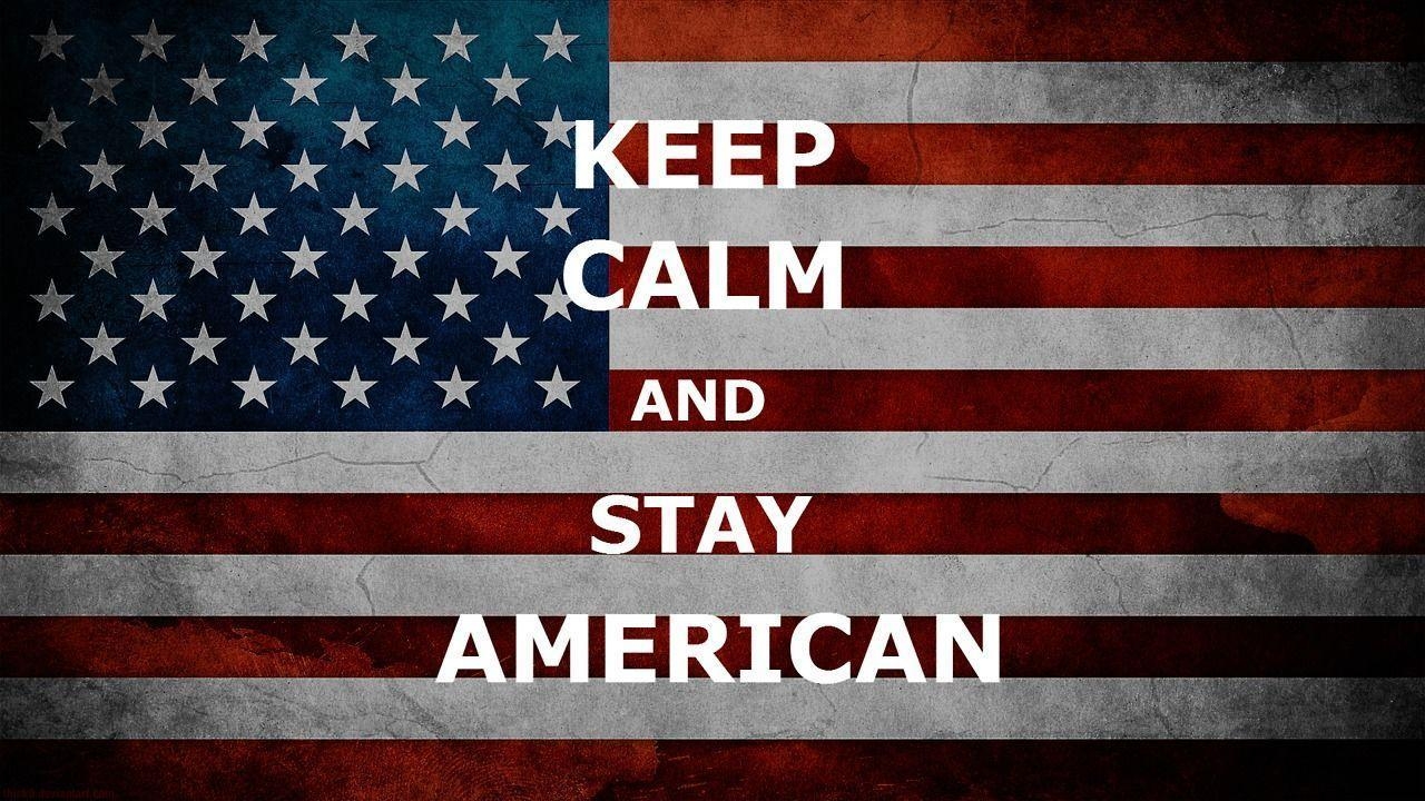 1280x720 Keep Calm And Stay American Flag Wallpaper Wallpaper, Desktop