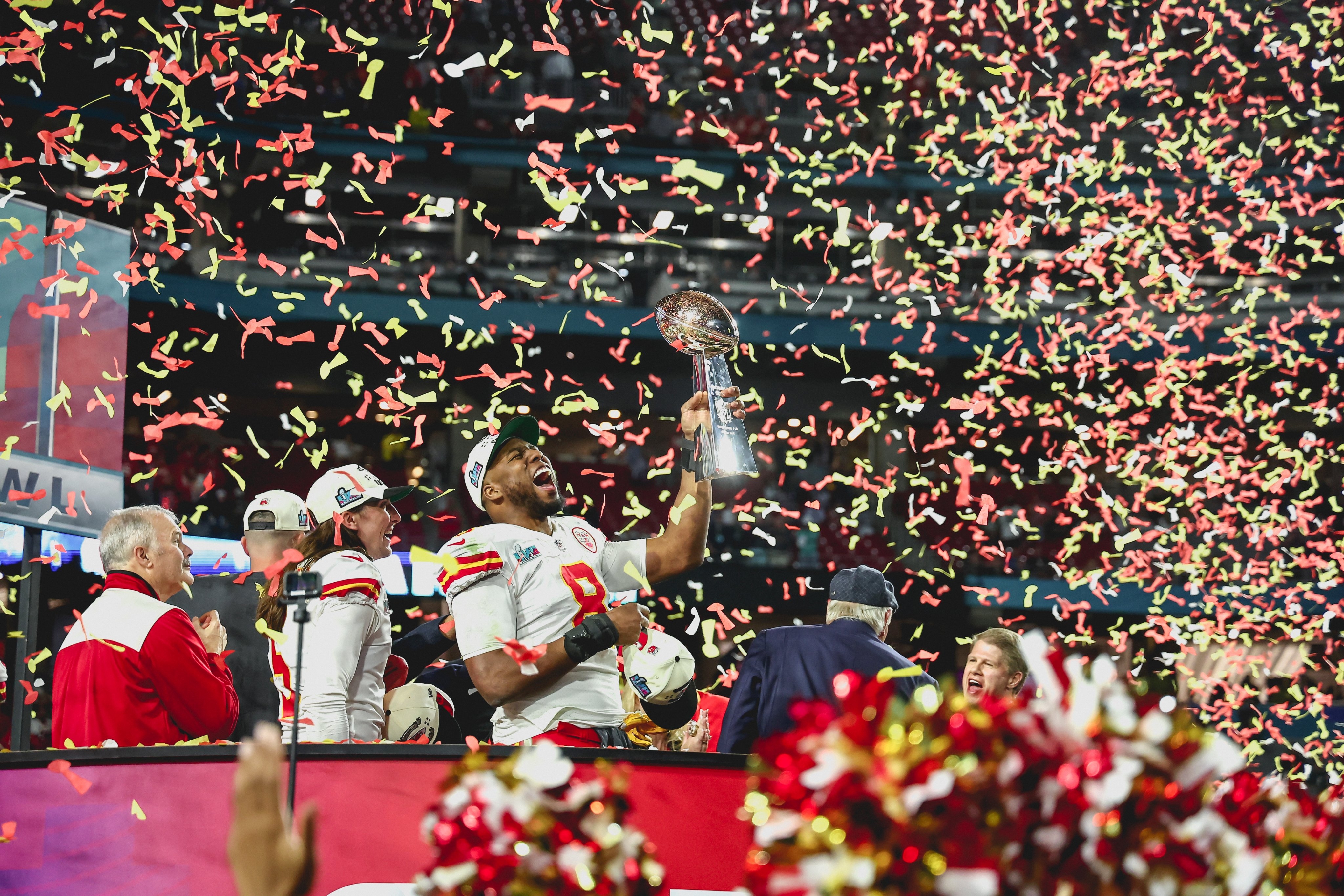 4100x2740 Kansas City Chiefs Super Bowl LVII Champions wallpaper, Desktop