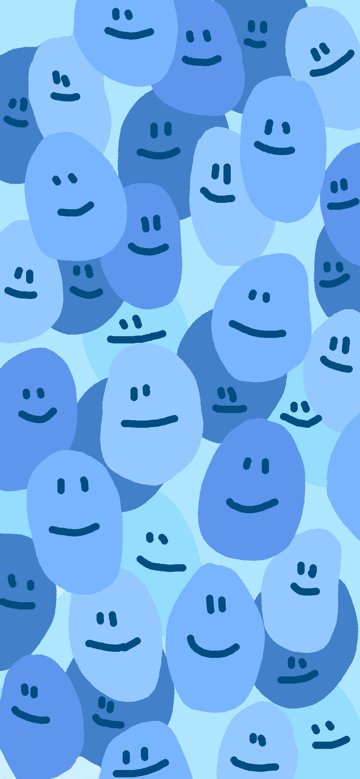 1250x2690 Blue Smiley Face Wallpaper Discover more aesthetic, drippy smiley, emoji, melting smiley, preppy. iPhone wallpaper preppy, Preppy wallpaper, Blue wallpaper iphone, Phone