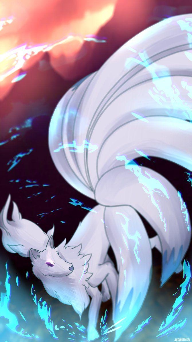 670x1200 Day 358. Ninetales (Shiny), Phone