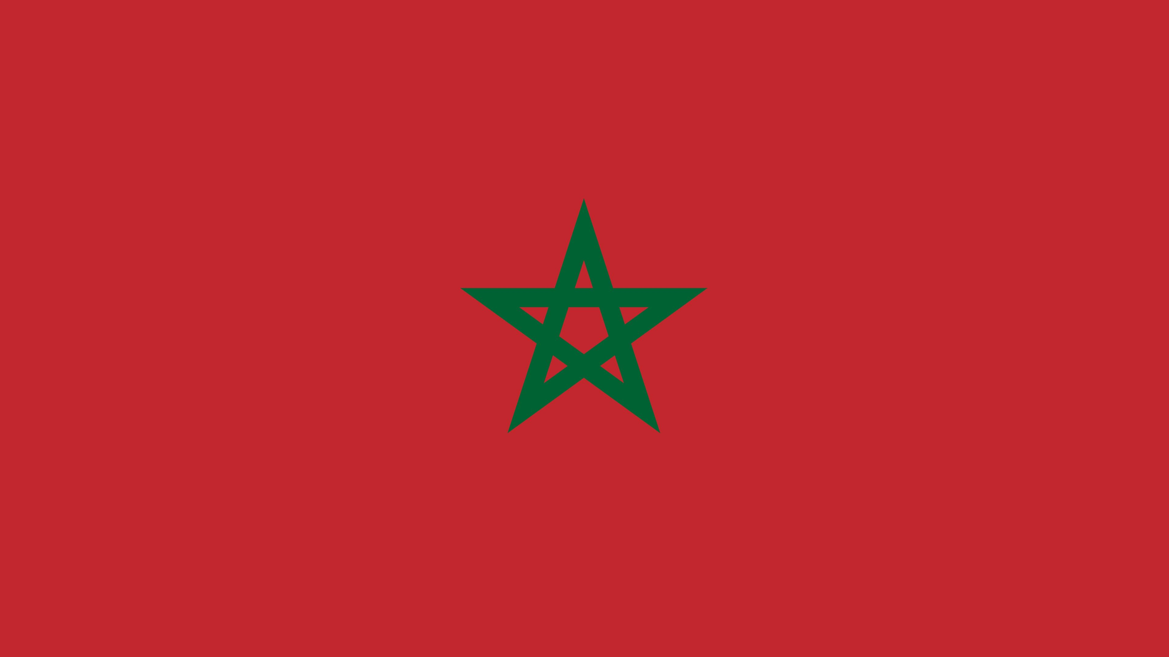 3840x2160 Morocco Flag UHD 4K Wallpaper, Desktop