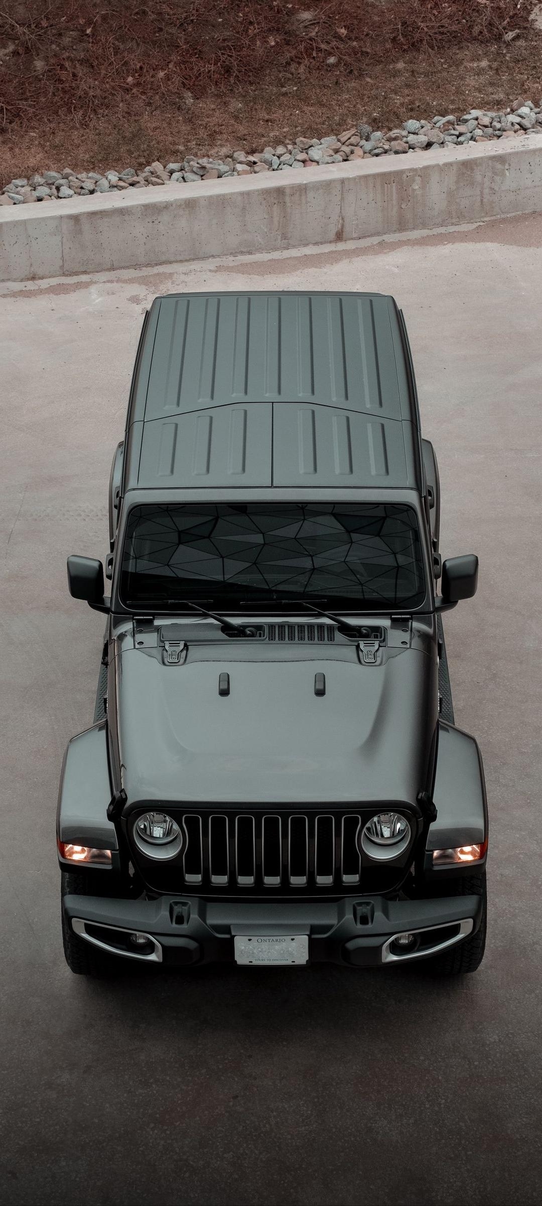 1080x2400 Black Jeep, Phone