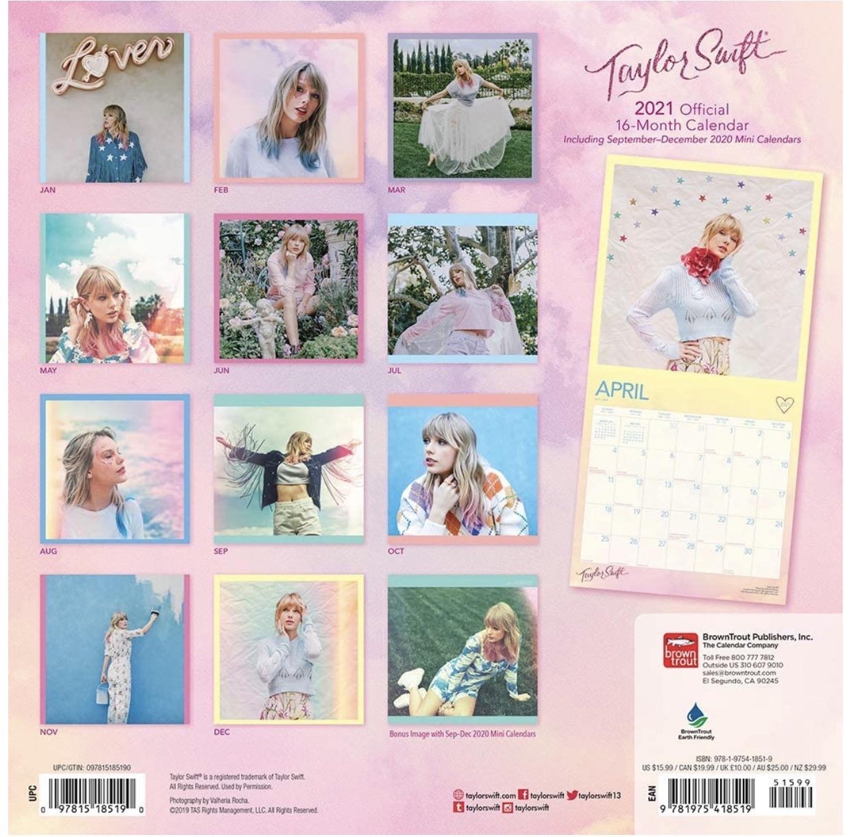 1250x1230 The Taylor Swift Calendar for 2021 is now available for preorder on Amazon!, Desktop