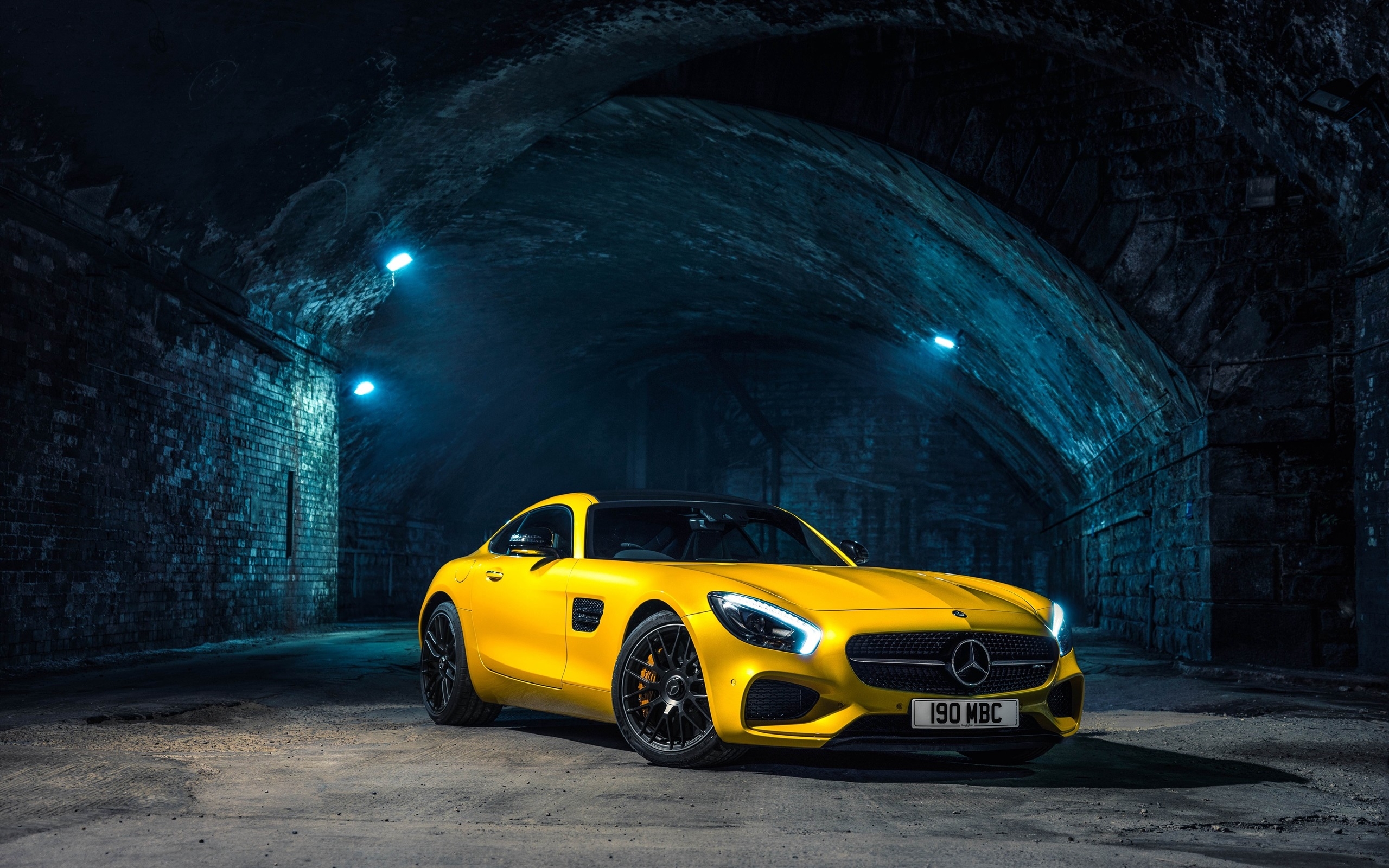 2560x1600 Mercedes AMG GT C190 yellow supercar wallpaper. Cars, Desktop