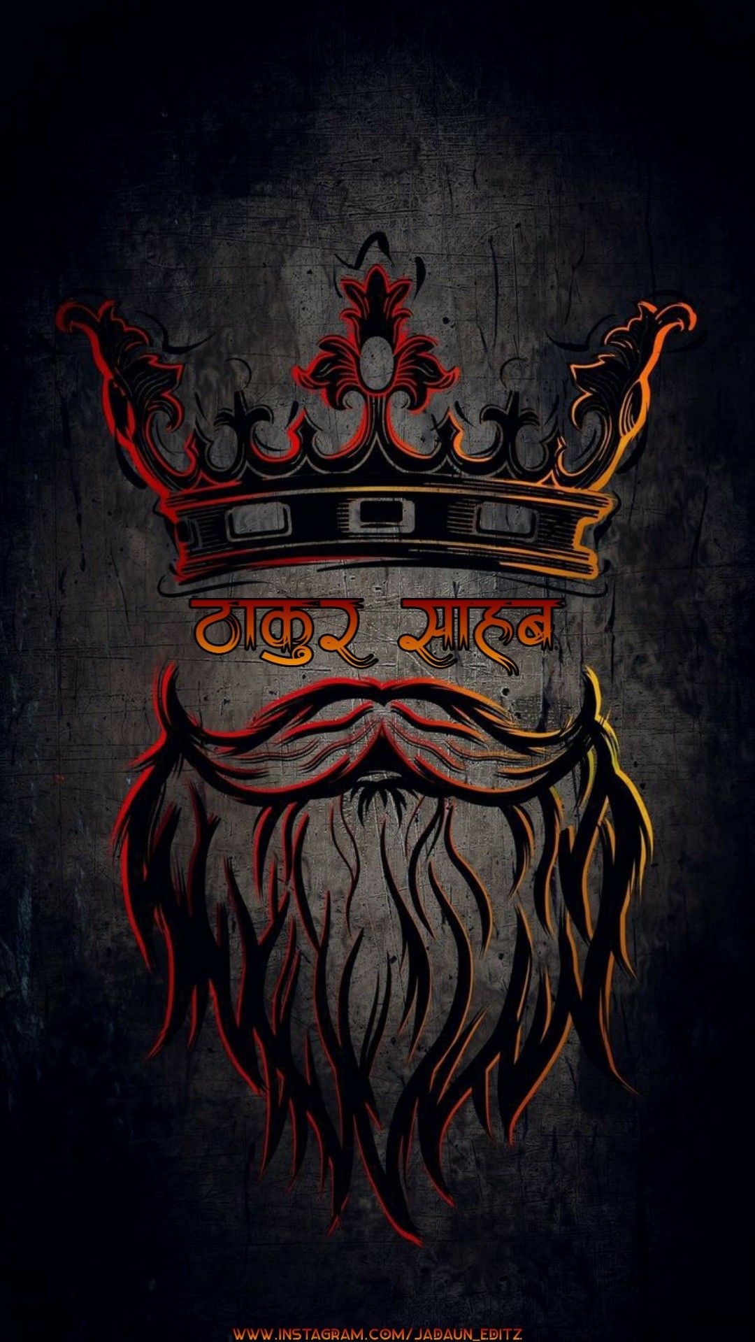 1080x1920 Thakur Sahab logo. Dark phone wallpaper, HD wallpaper android, Painting, Phone