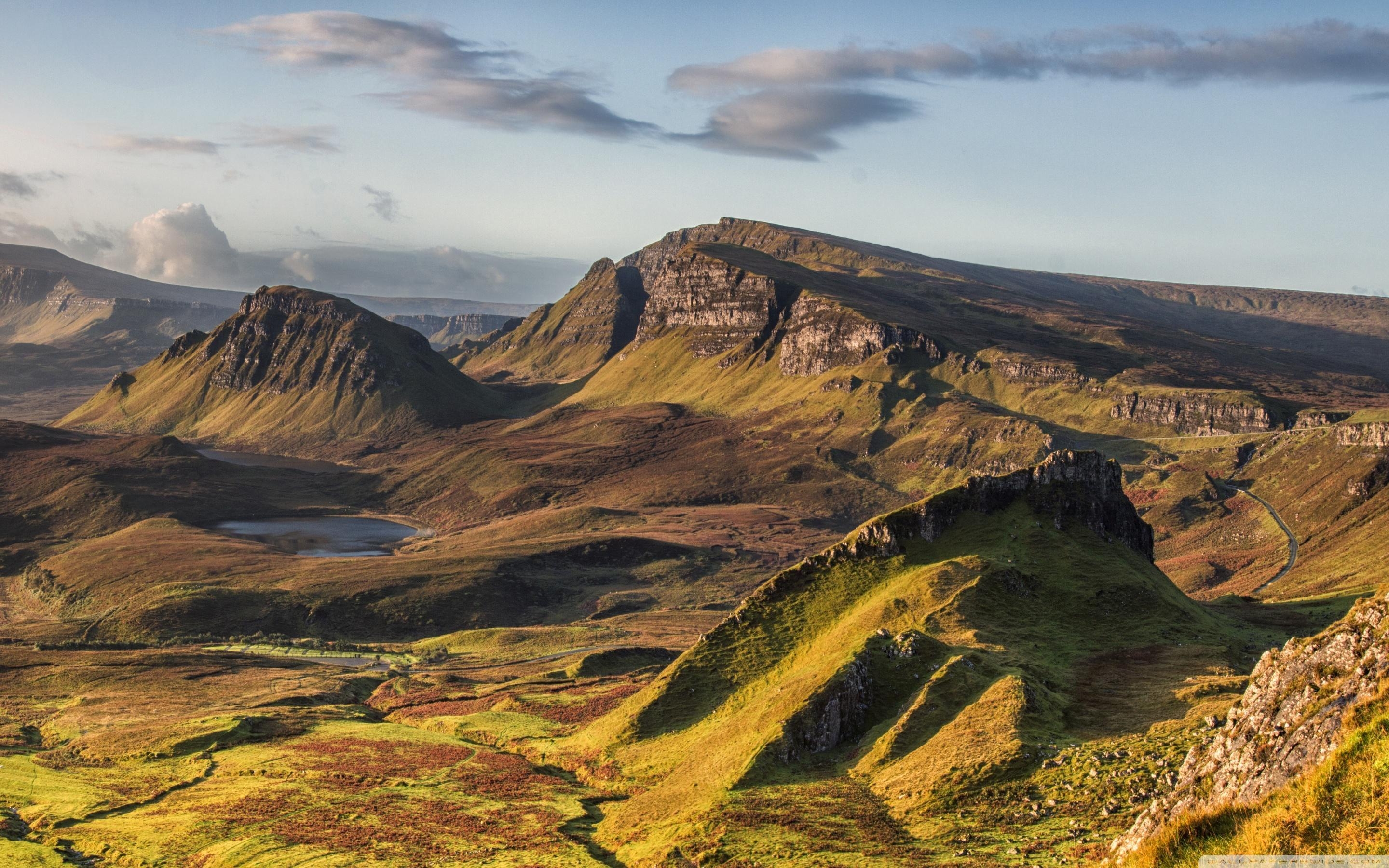 2880x1800 Quiraing Hill, Isle of Skye, Scotland ❤ 4K HD Desktop Wallpaper, Desktop