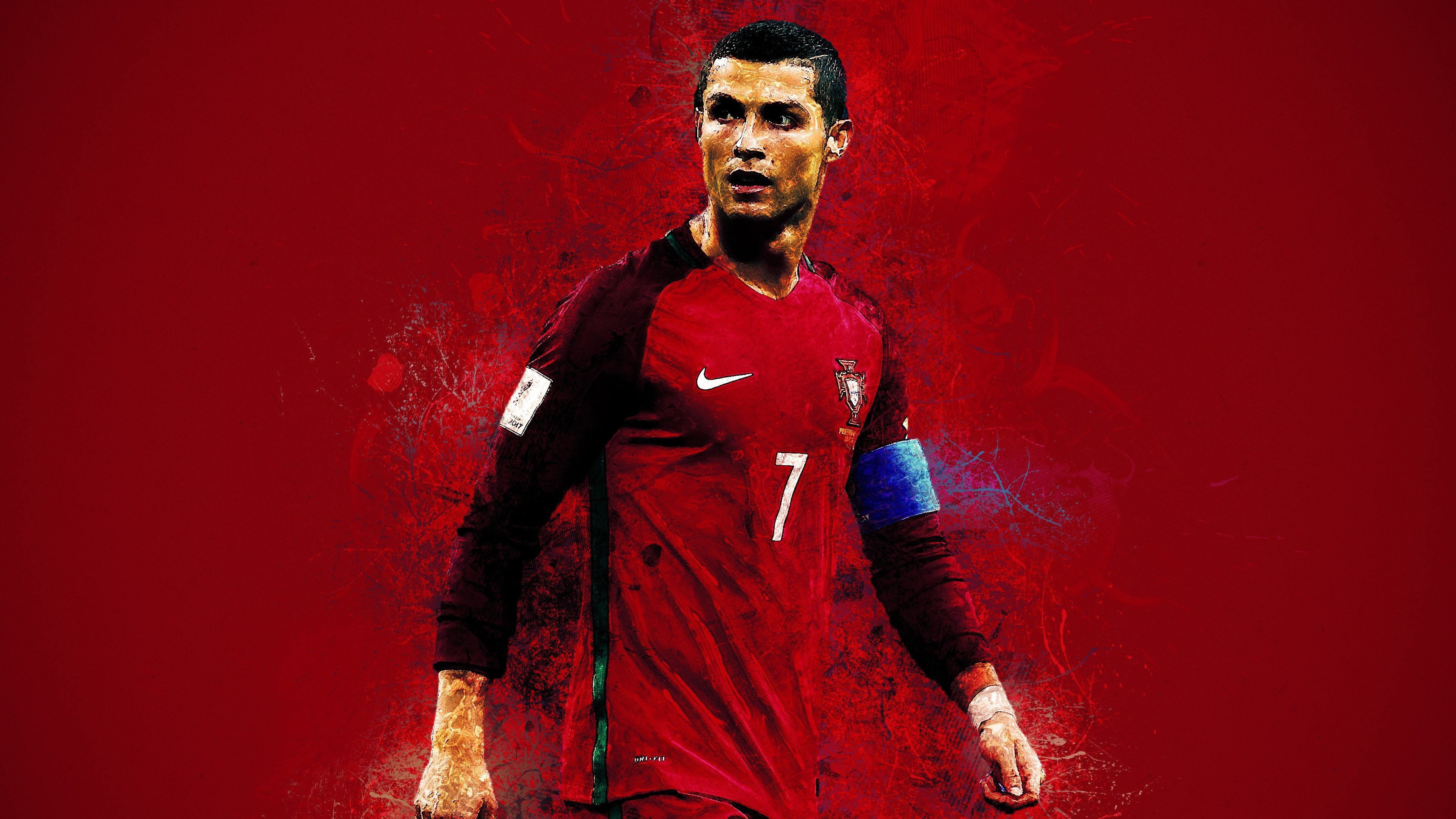 3840x2160 Cristiano Ronaldo Football 4K Wallpaper, Desktop