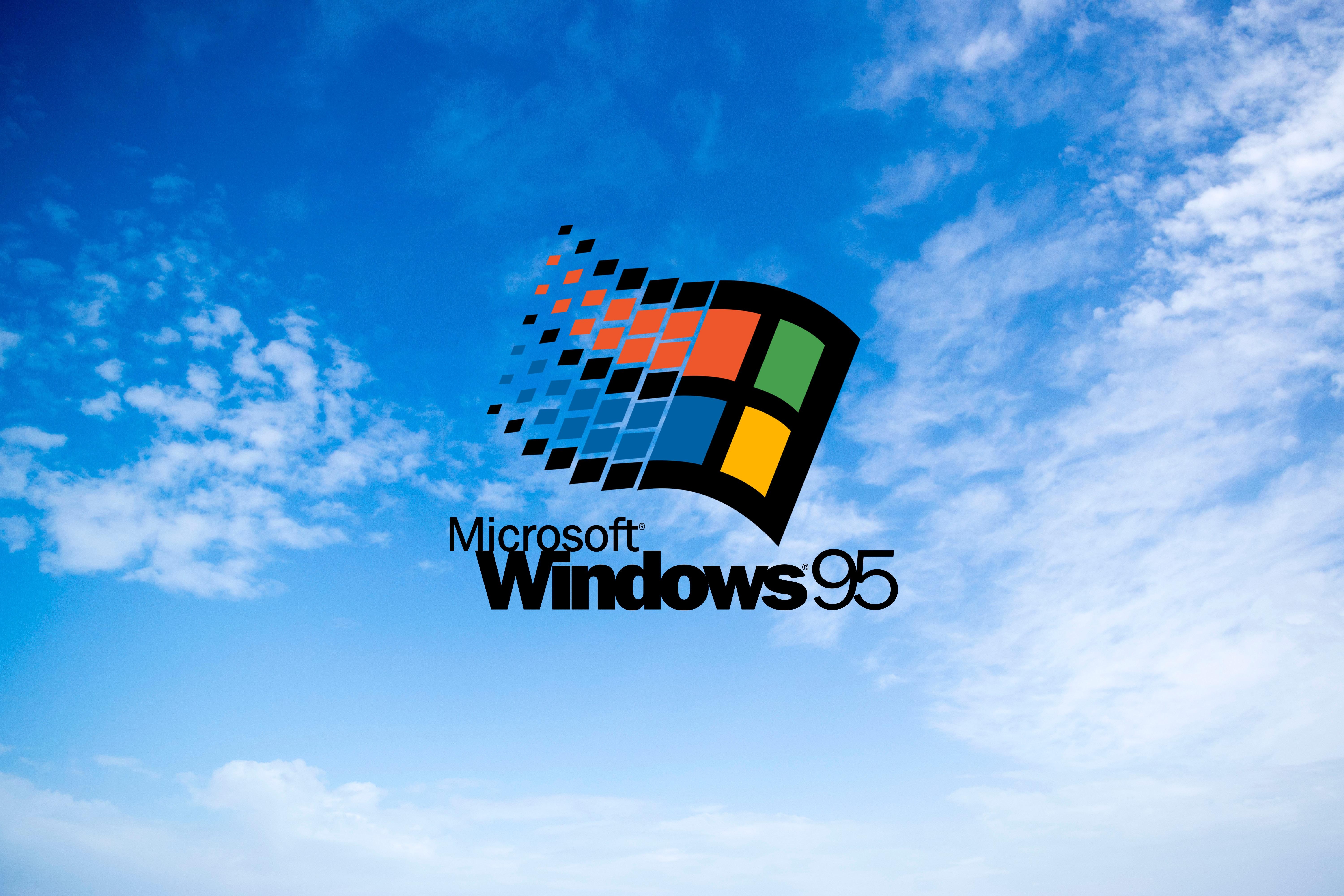 6000x4000 Was tired of looking for a highres windows 95 wallpaper so I made my own (6000X4000), Desktop