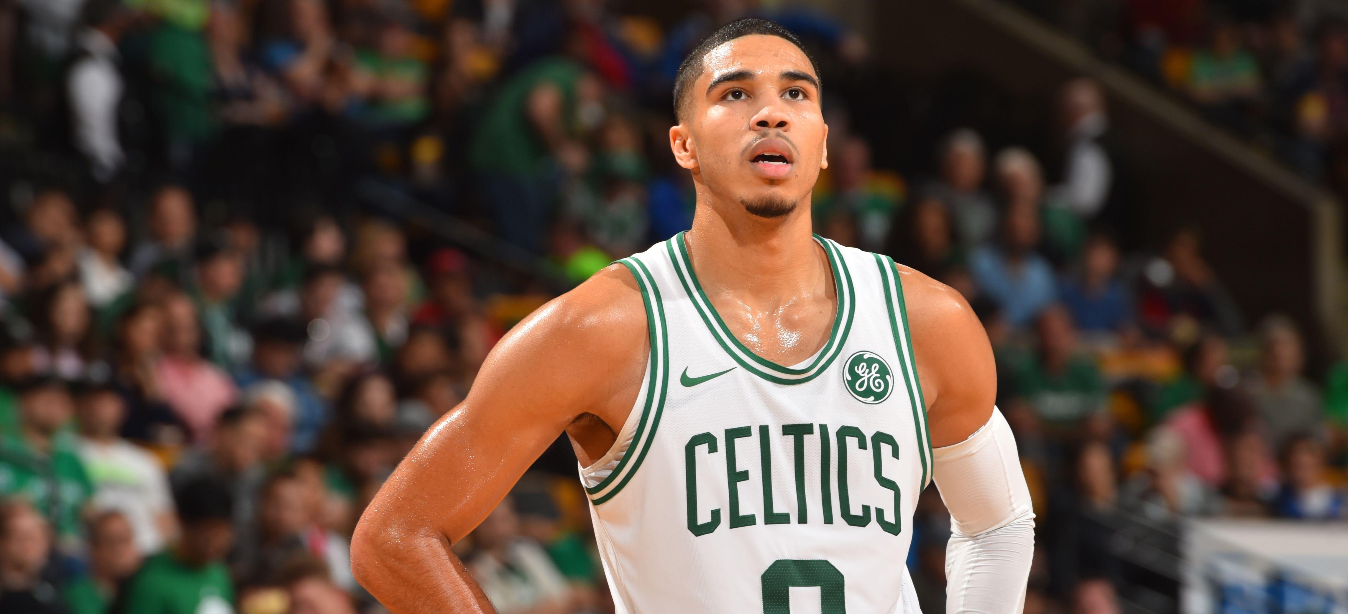 4580x2090 Tatum, Awed by Opening Night, Will Start for C's, Dual Screen