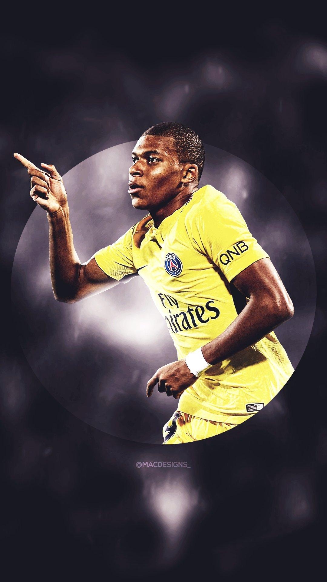 1080x1920 Kylian Mbappe Wallpaper HD For Desktop and Mobile, Phone