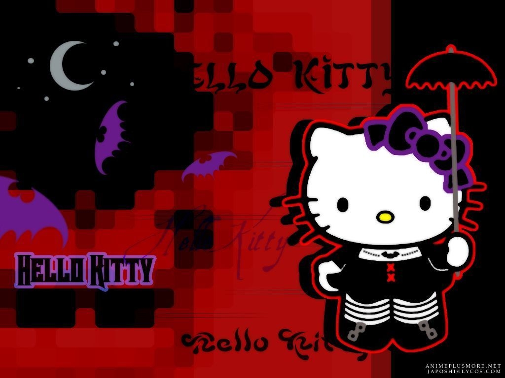 1030x770 Emo Hello Kitty Wallpaper, HD Emo Hello Kitty Background on WallpaperBat, Desktop