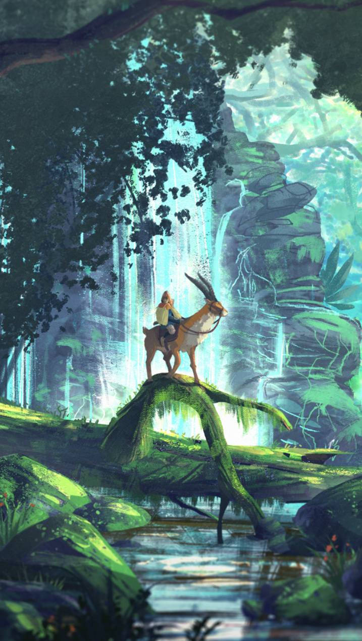 720x1270 Download Princess Mononoke Wallpaper, Phone