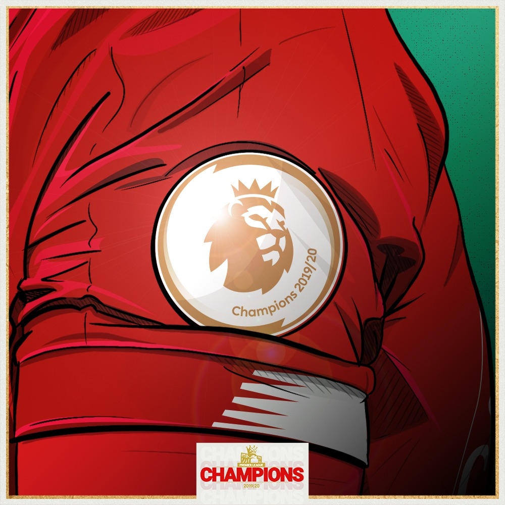 1000x1000 Liverpool Premier League champions 2020 wallpaper, Phone