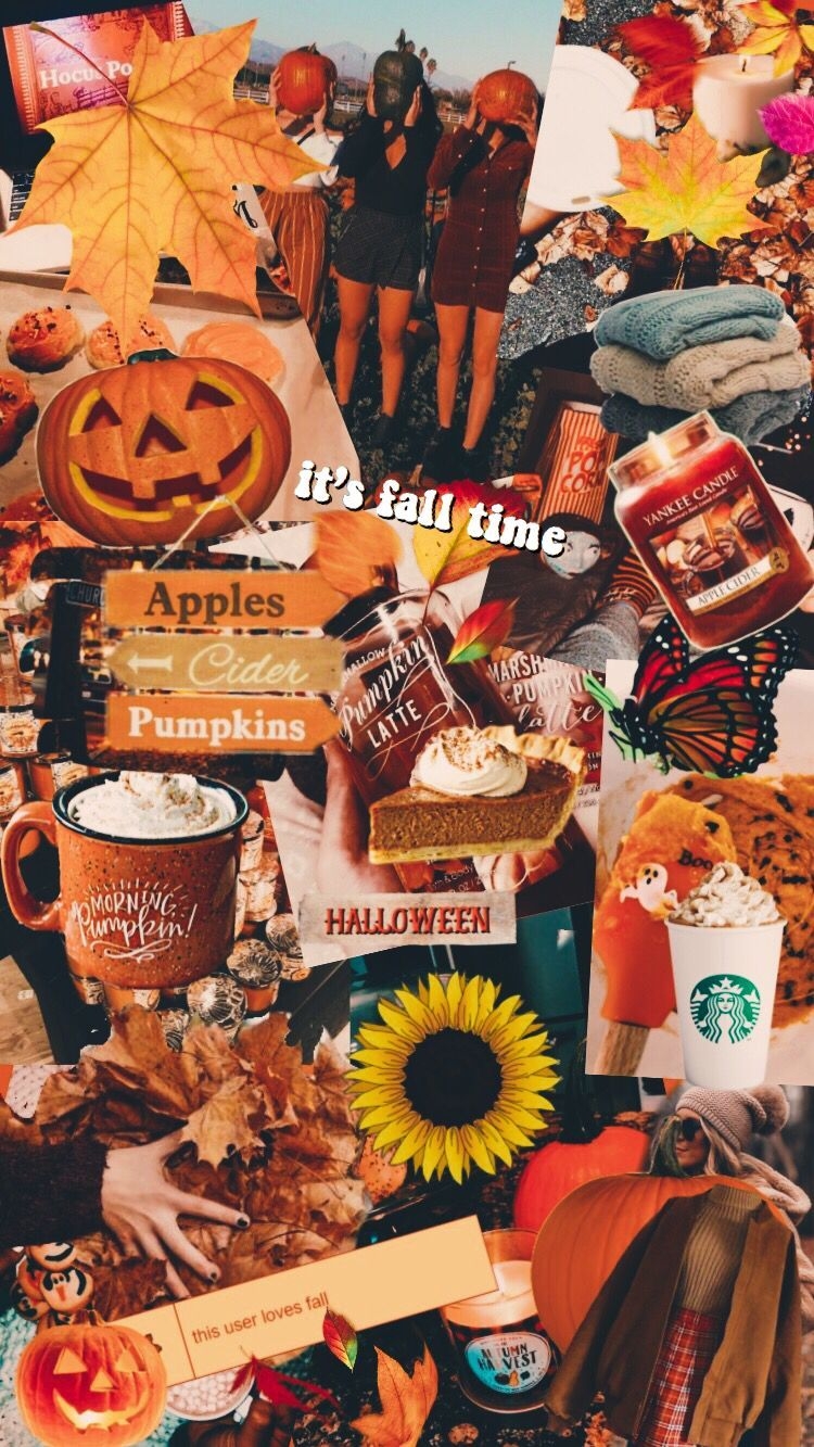 750x1340 cute aesthetic fall halloween iphone wallpaper. Halloween wallpaper iphone, Fall wallpaper, Fall halloween decor, Phone