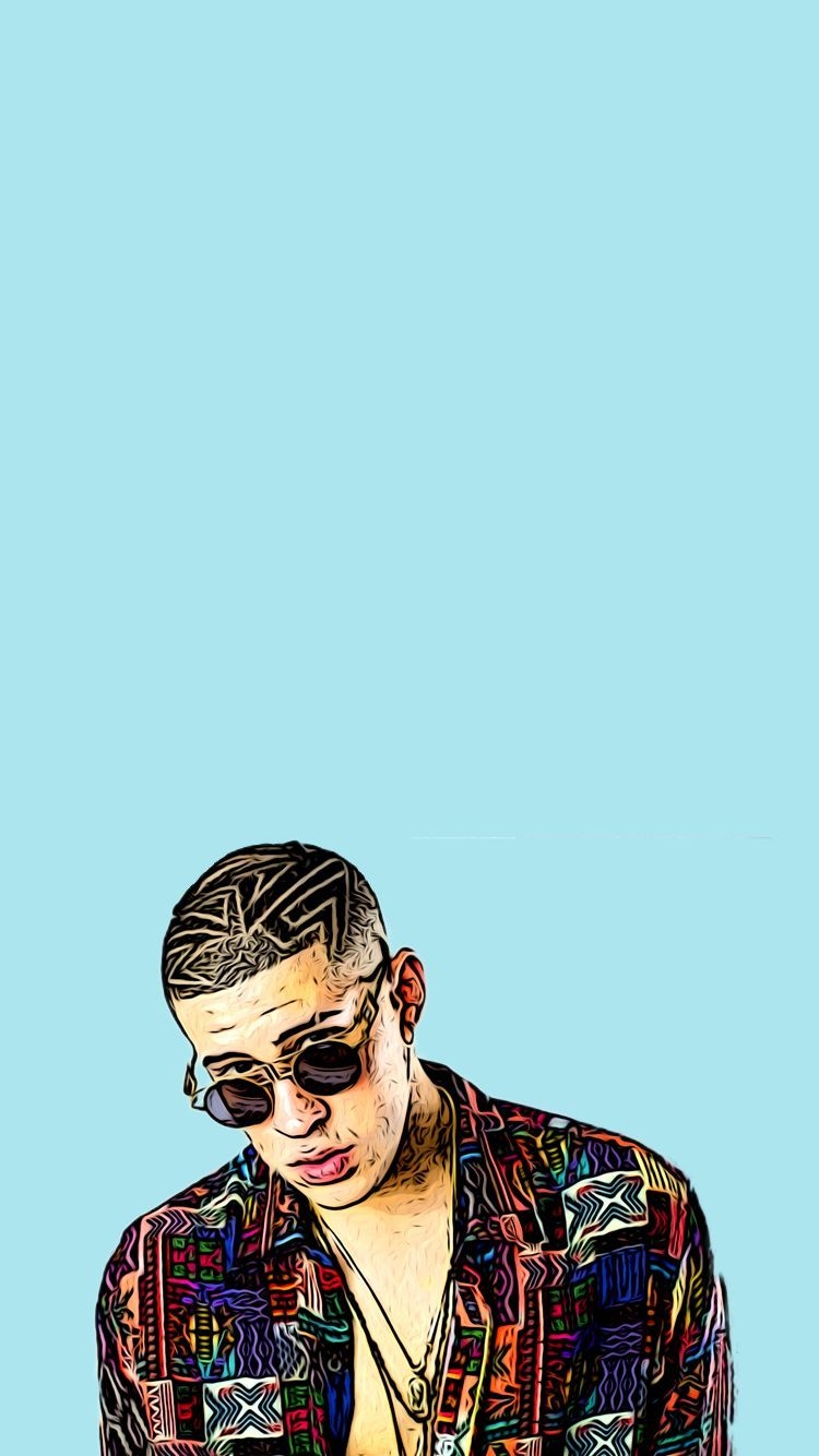 750x1340 Bad Bunny Wallpaper Discover more Bad Bunny, Known, Latin Trap, Puerto Rican Rapper, Reggaeton wallpaper.. Bunny wallpaper, Reggaeton, Bunny, Phone