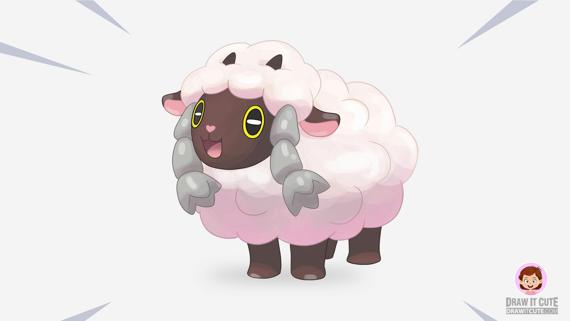 1920x1080 How to draw Wooloo. Pokemon super easy, Desktop