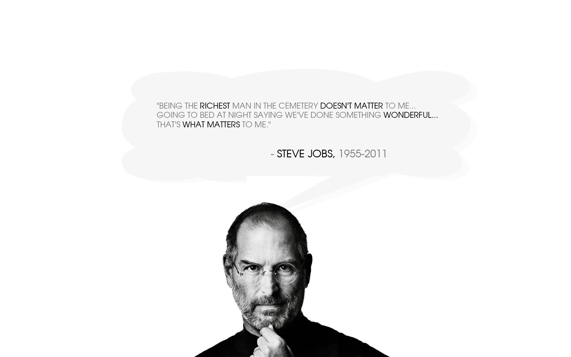 1920x1200 Steve Jobs quote Wallpaper #, Desktop